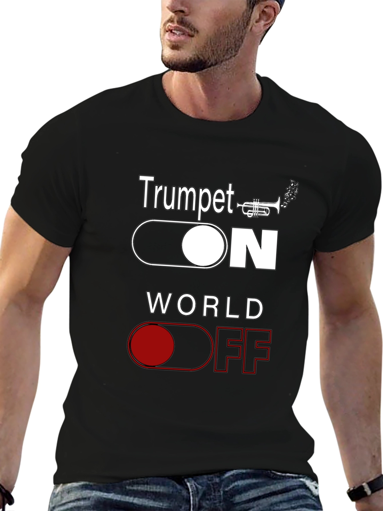 Trumpet On World Off T-Shirt