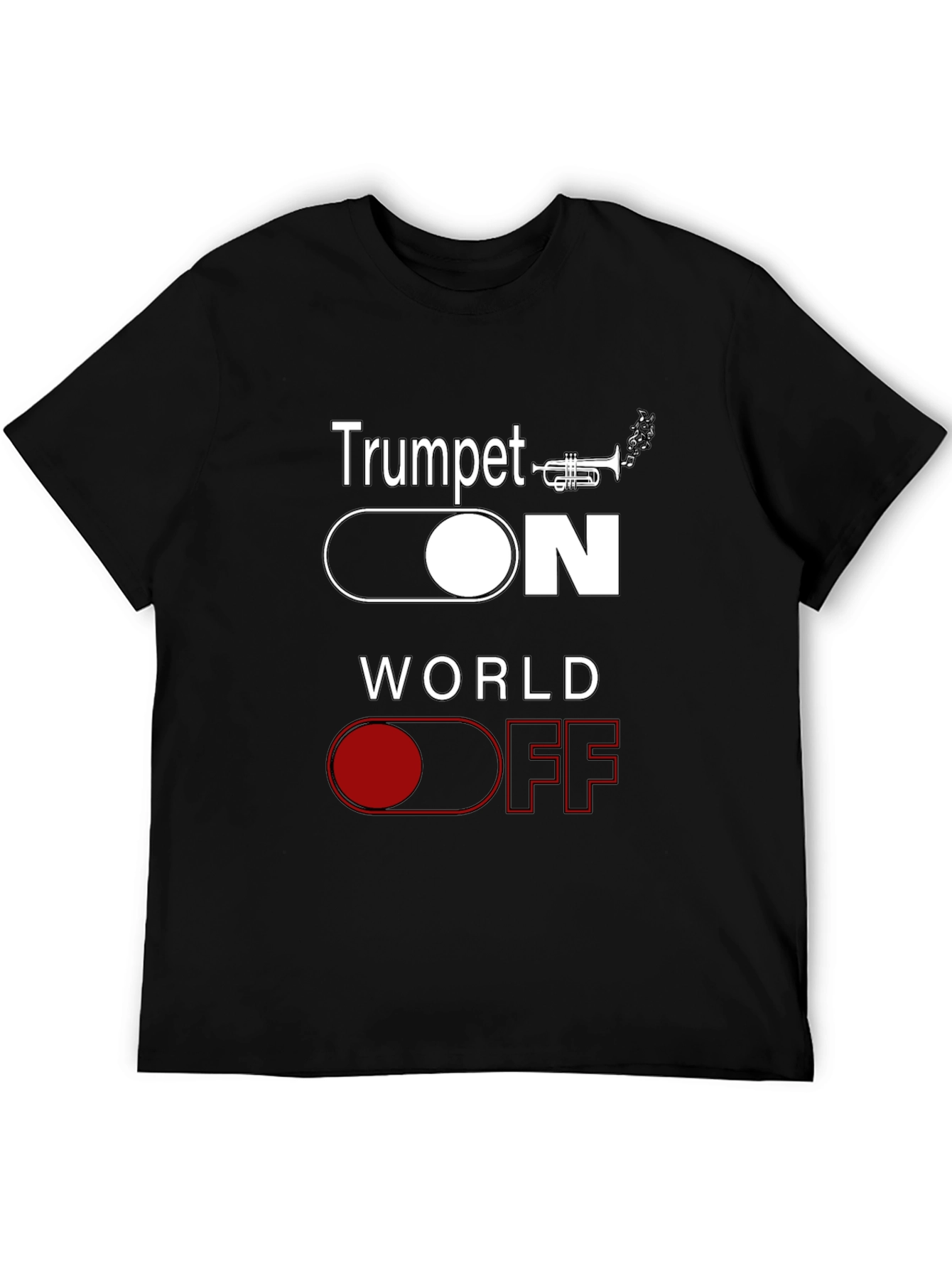 Trumpet On World Off T-Shirt