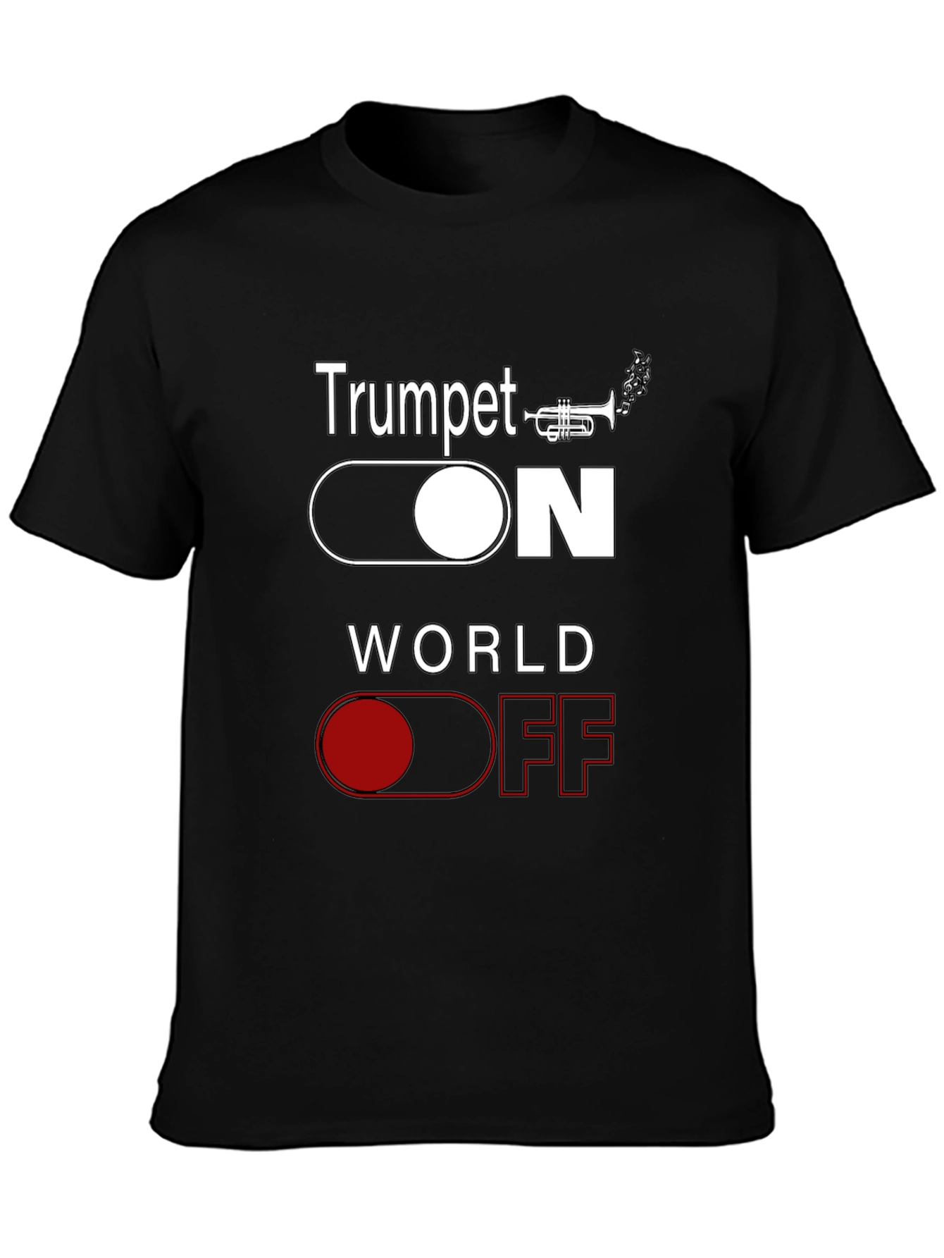 Trumpet On World Off T-Shirt