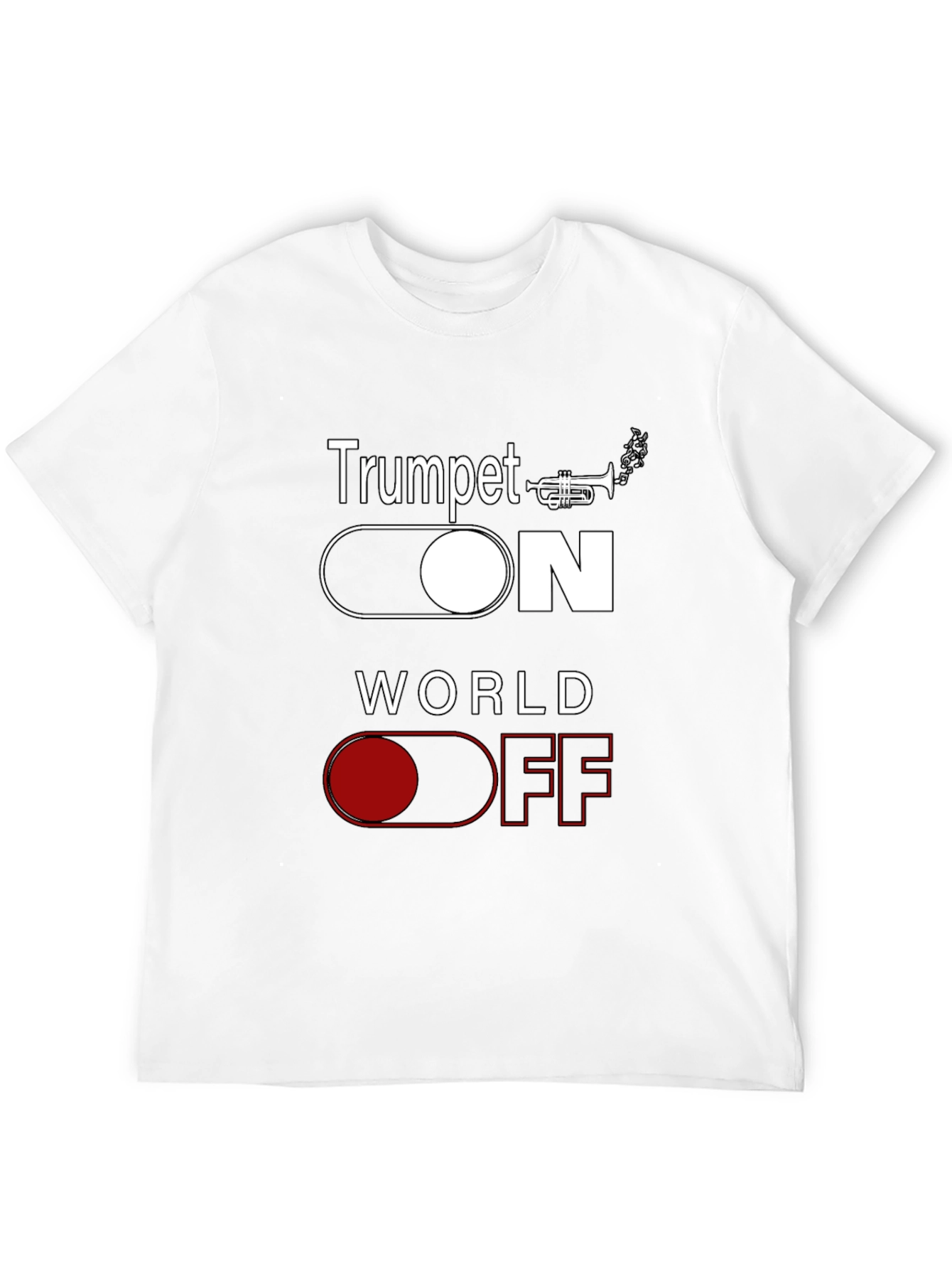 Trumpet On World Off T-Shirt