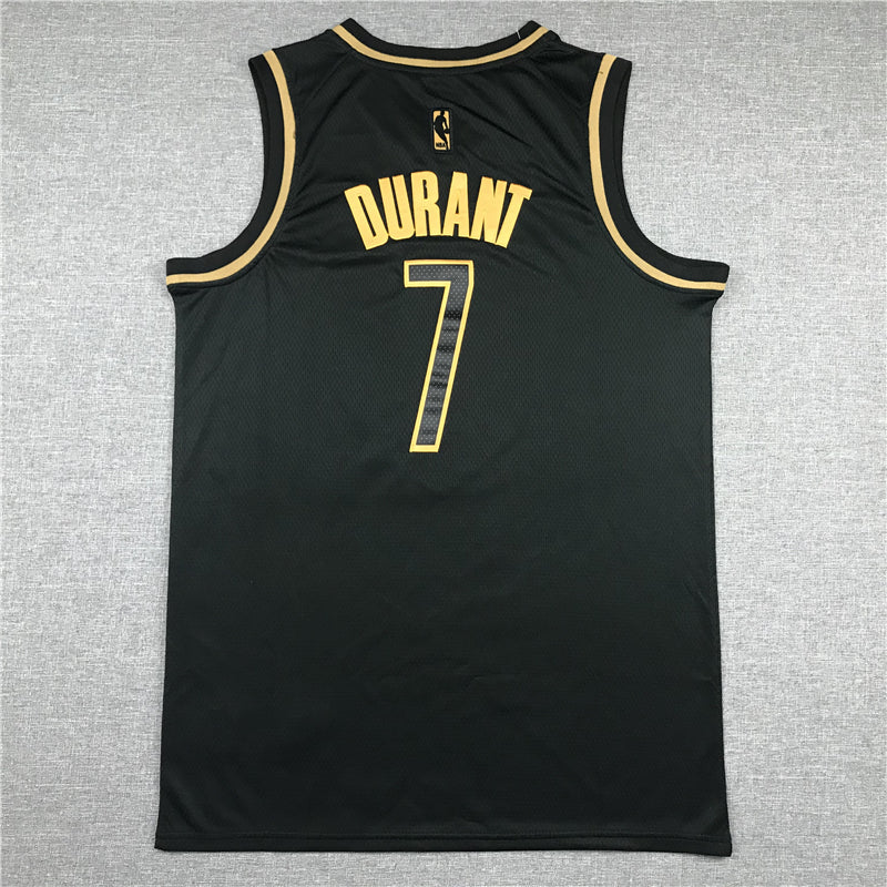 Men's Brooklyn Nets Kevin Durant #7 NBA Black Swingman Player Jerseys