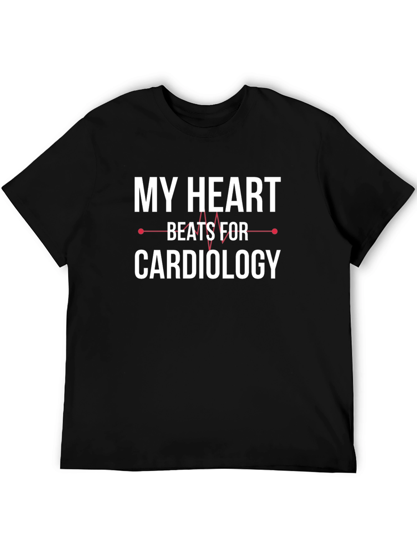 Cardiology T-Shirt - Heartbeat Design