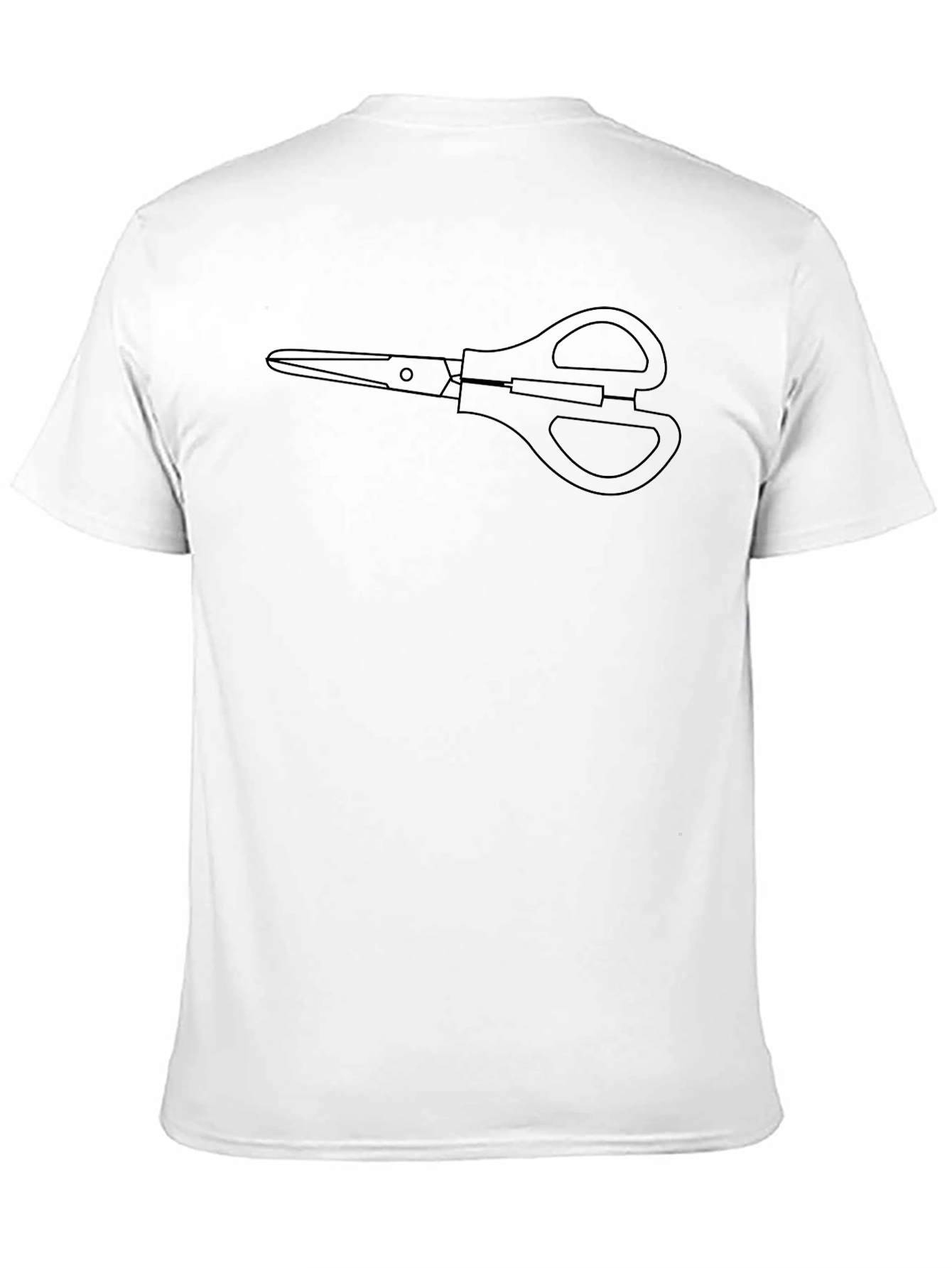 Scissors Graphic Black T-Shirt
