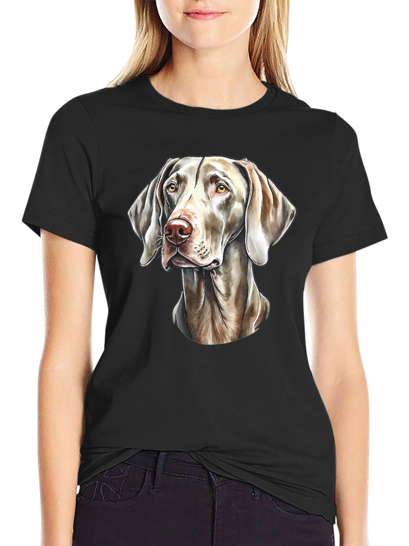 Dog Lovers Tee: Weimaraner Graphic T-Shirt