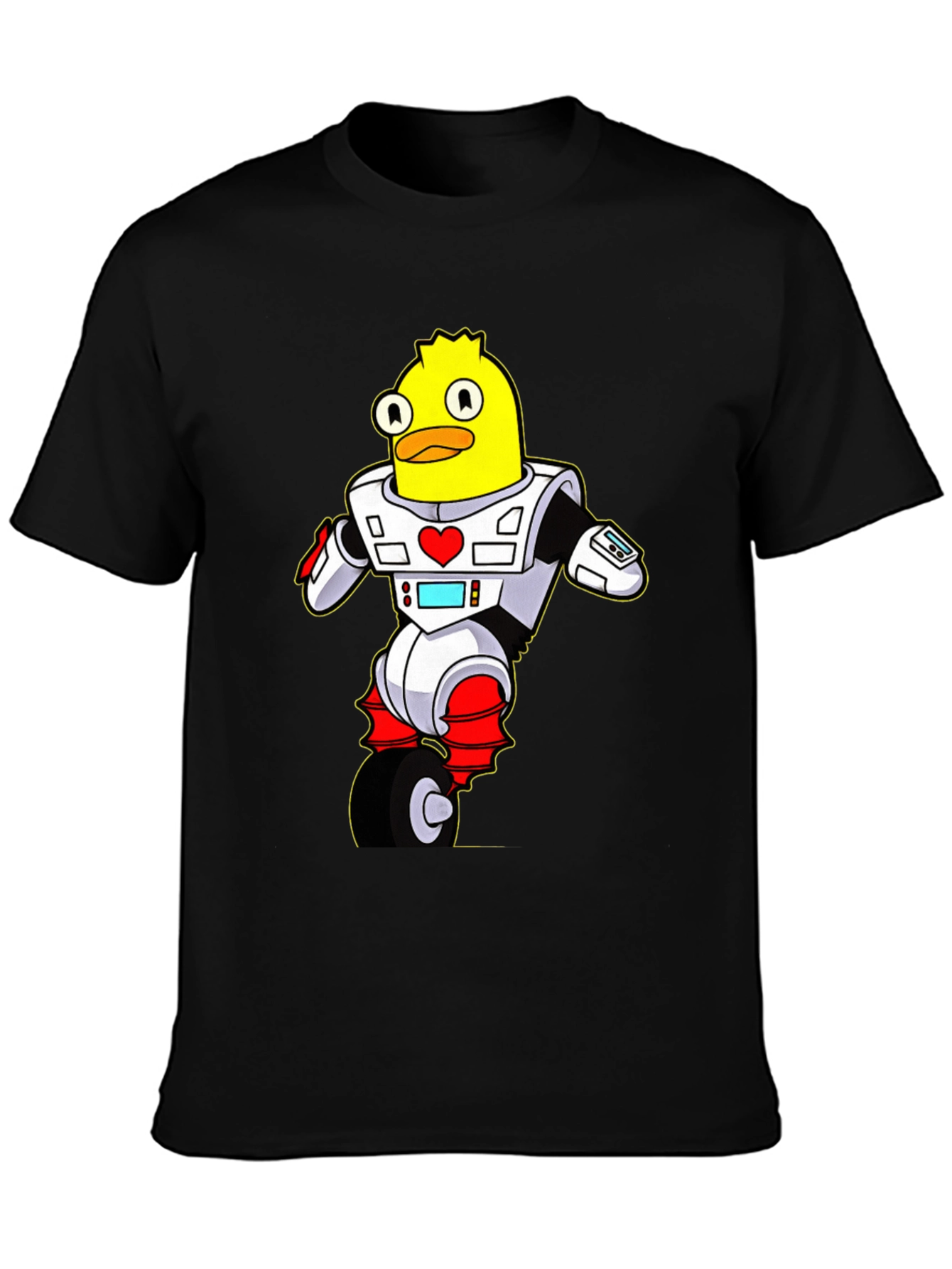 Robot Duck T-Shirt - Sci-Fi Cartoon Tee