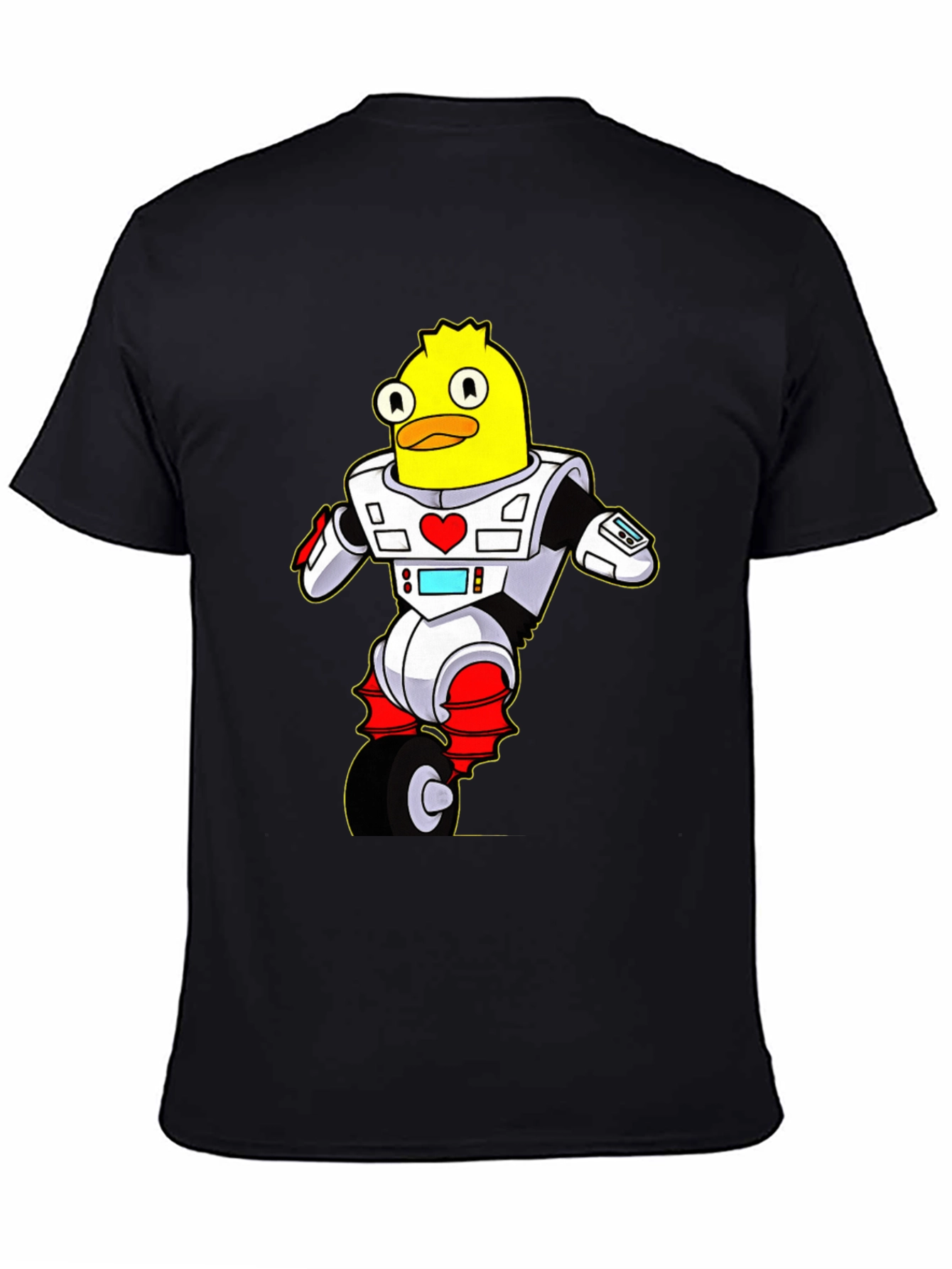 Robot Duck T-Shirt - Sci-Fi Cartoon Tee
