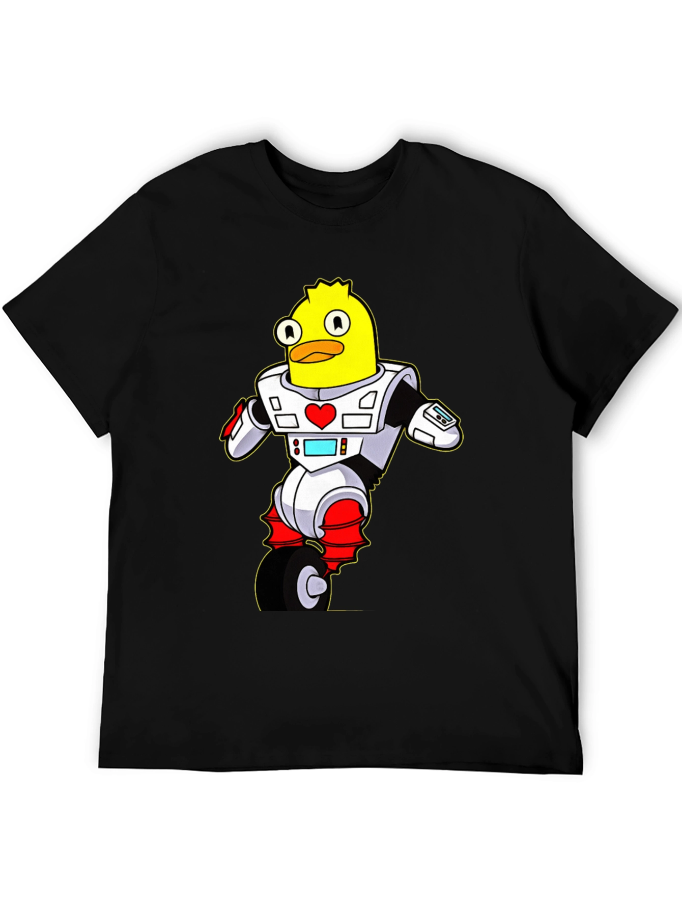Robot Duck T-Shirt - Sci-Fi Cartoon Tee