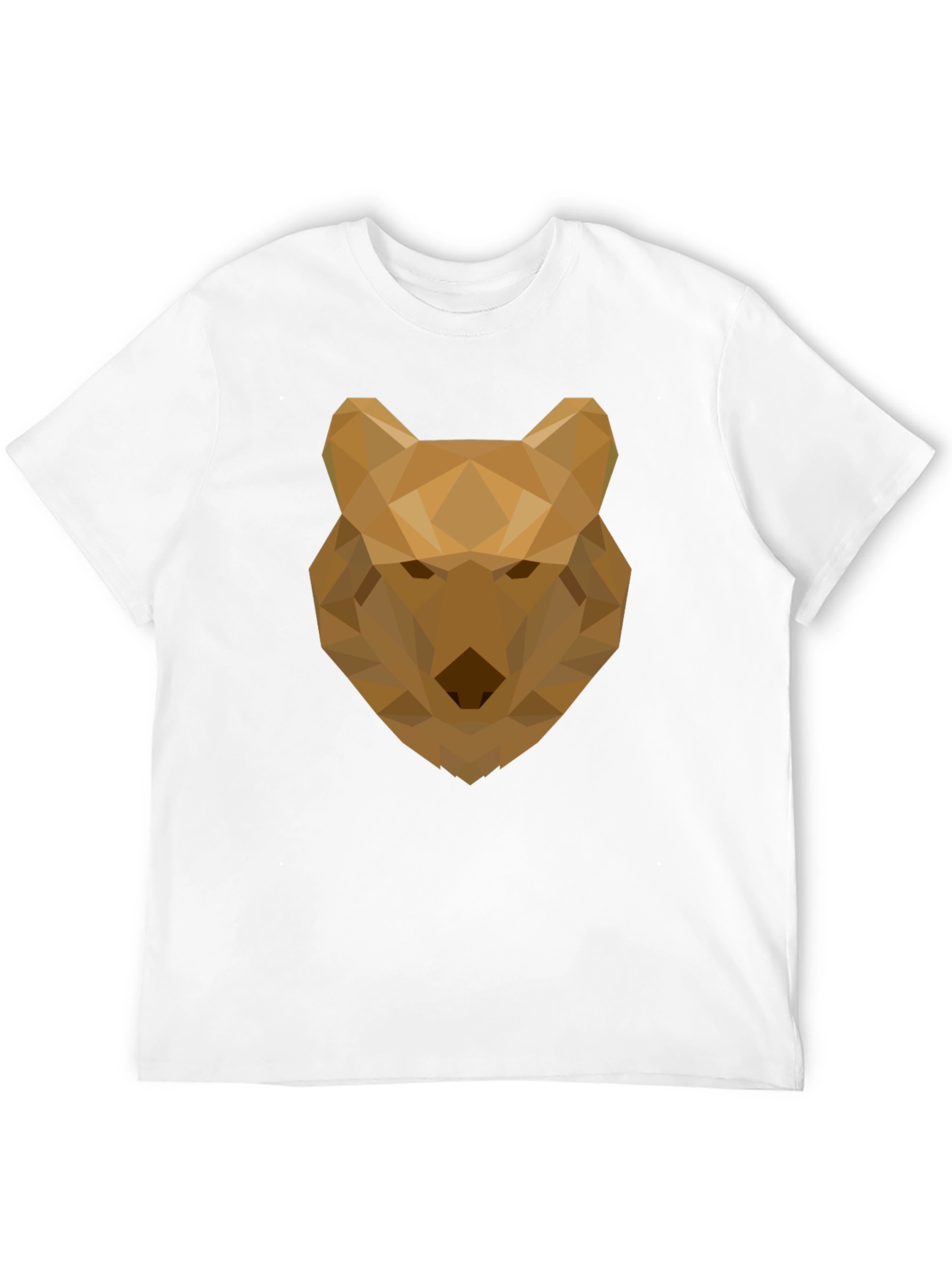 Geometric Wolf Graphic Tee - Modern Style