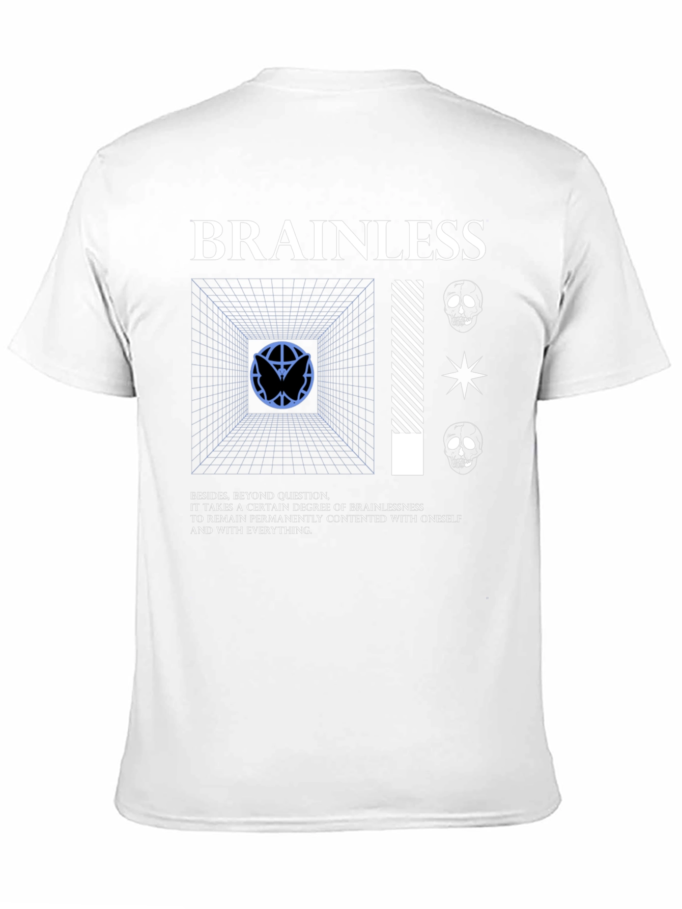 Brainless Graphic Tee - Edgy Streetwear T-Shirt