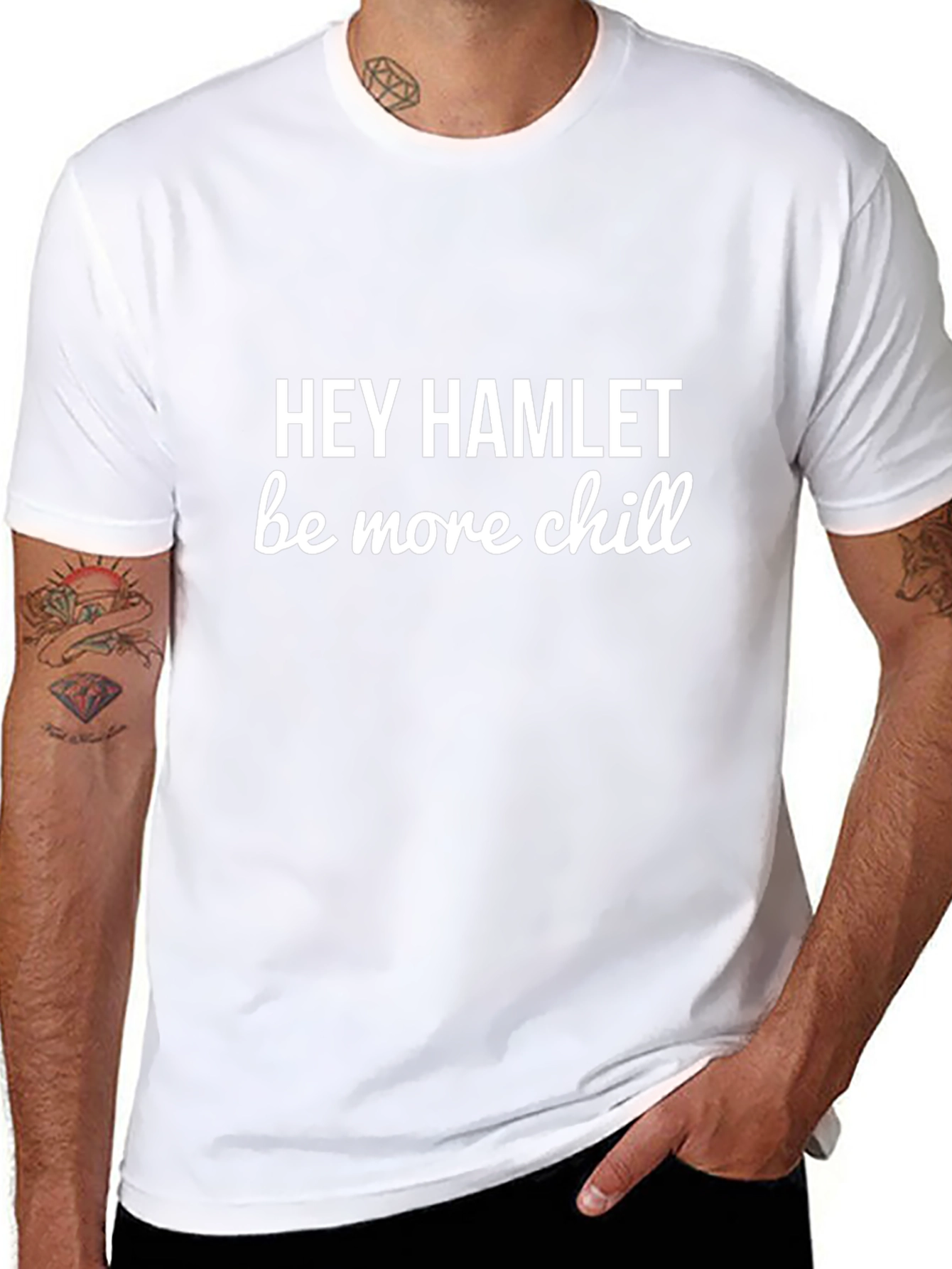 Hey Hamlet Be More Chill Black T-Shirt