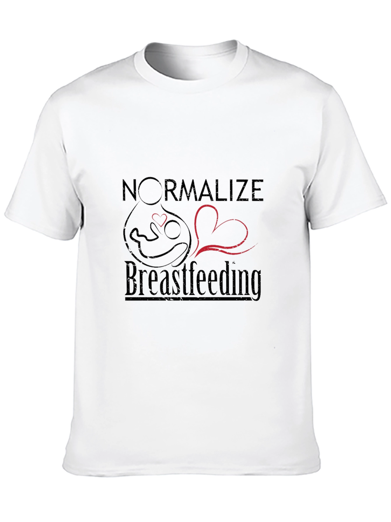 Normalize Breastfeeding Black Graphic Tee