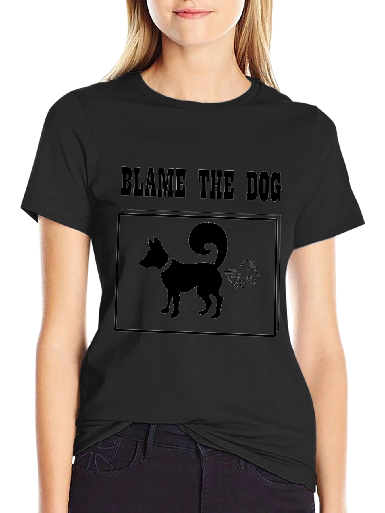 Blame The Dog T-Shirt – Funny Dog Lover Graphic Tee