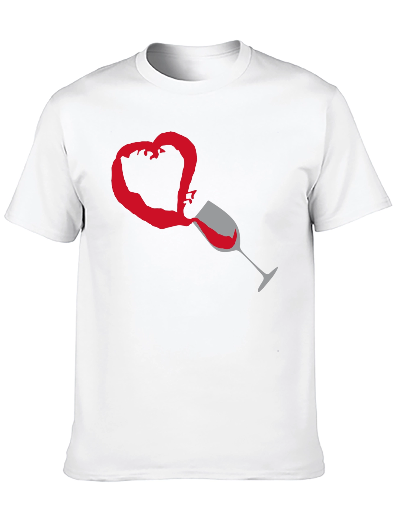 Wine Heart T-Shirt - Valentines Day Gift