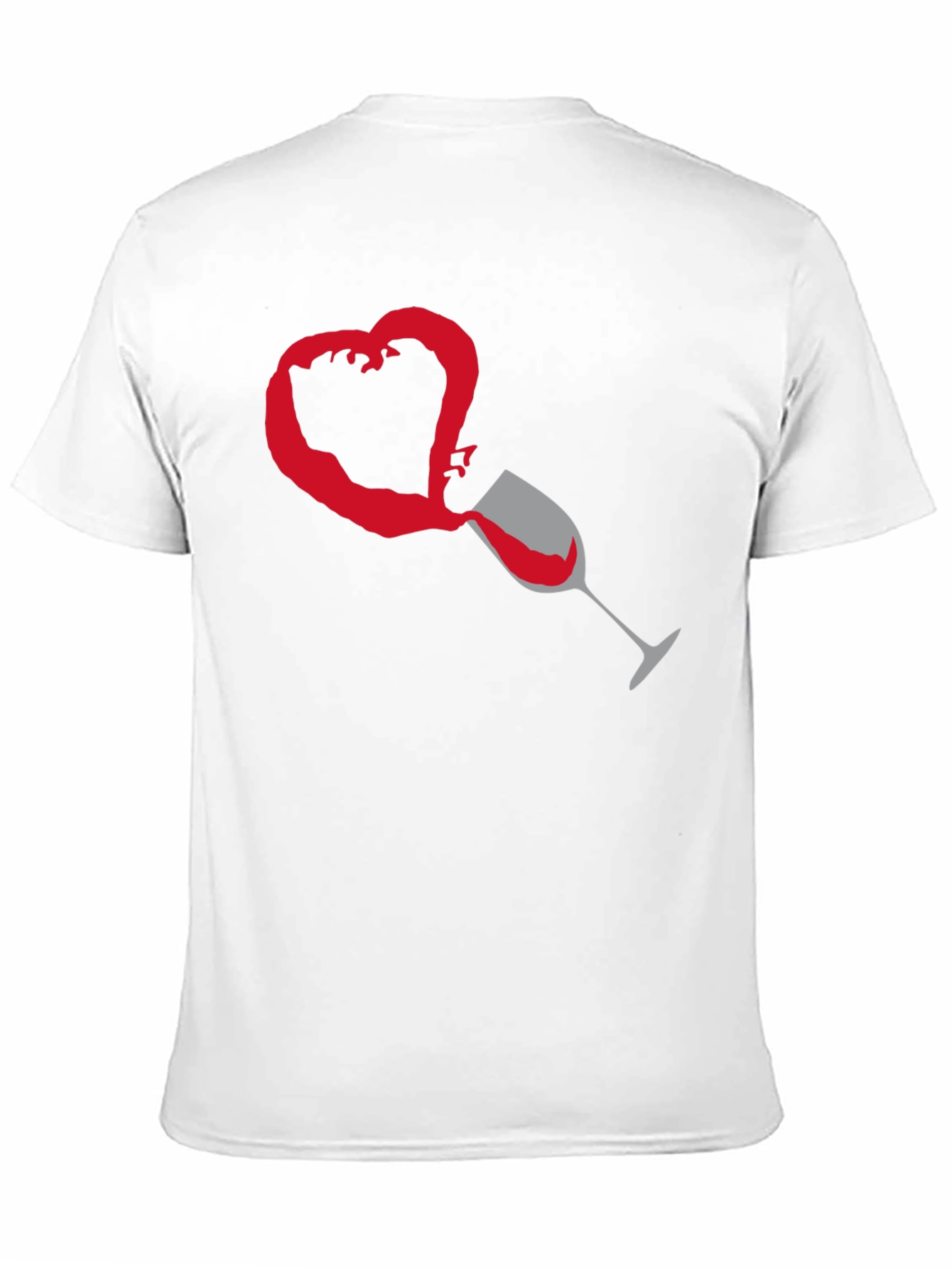 Wine Heart T-Shirt - Valentines Day Gift