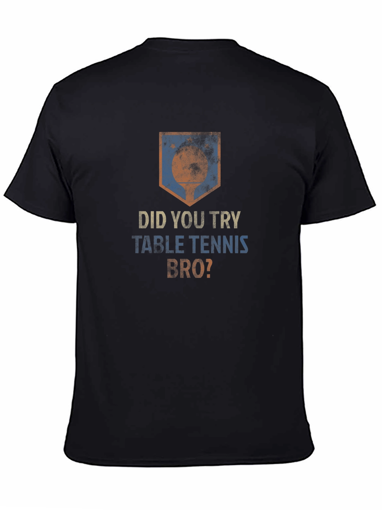 Table Tennis Bro Graphic Tee - Black