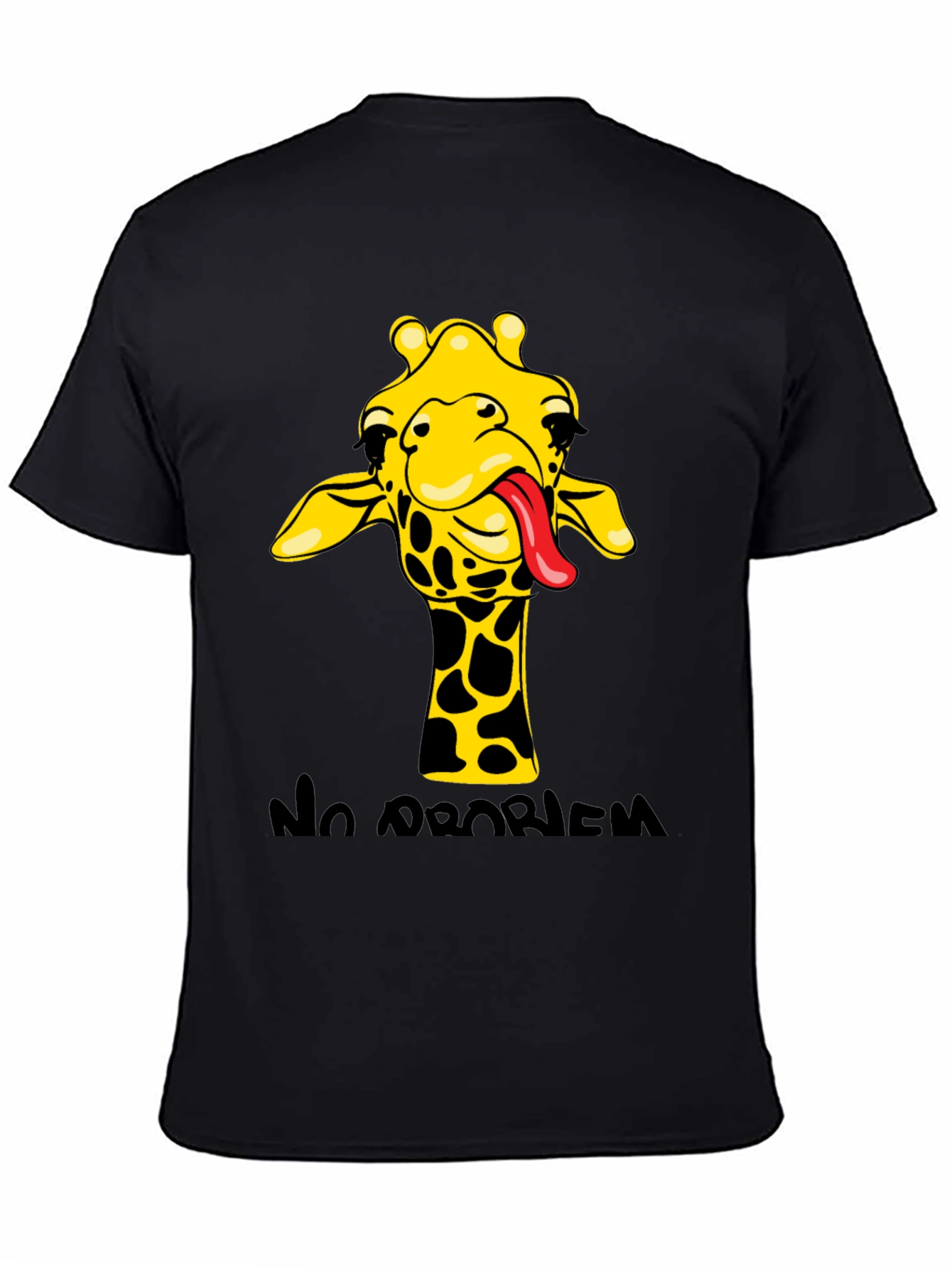 Funny Giraffe No Problem Graphic Tee