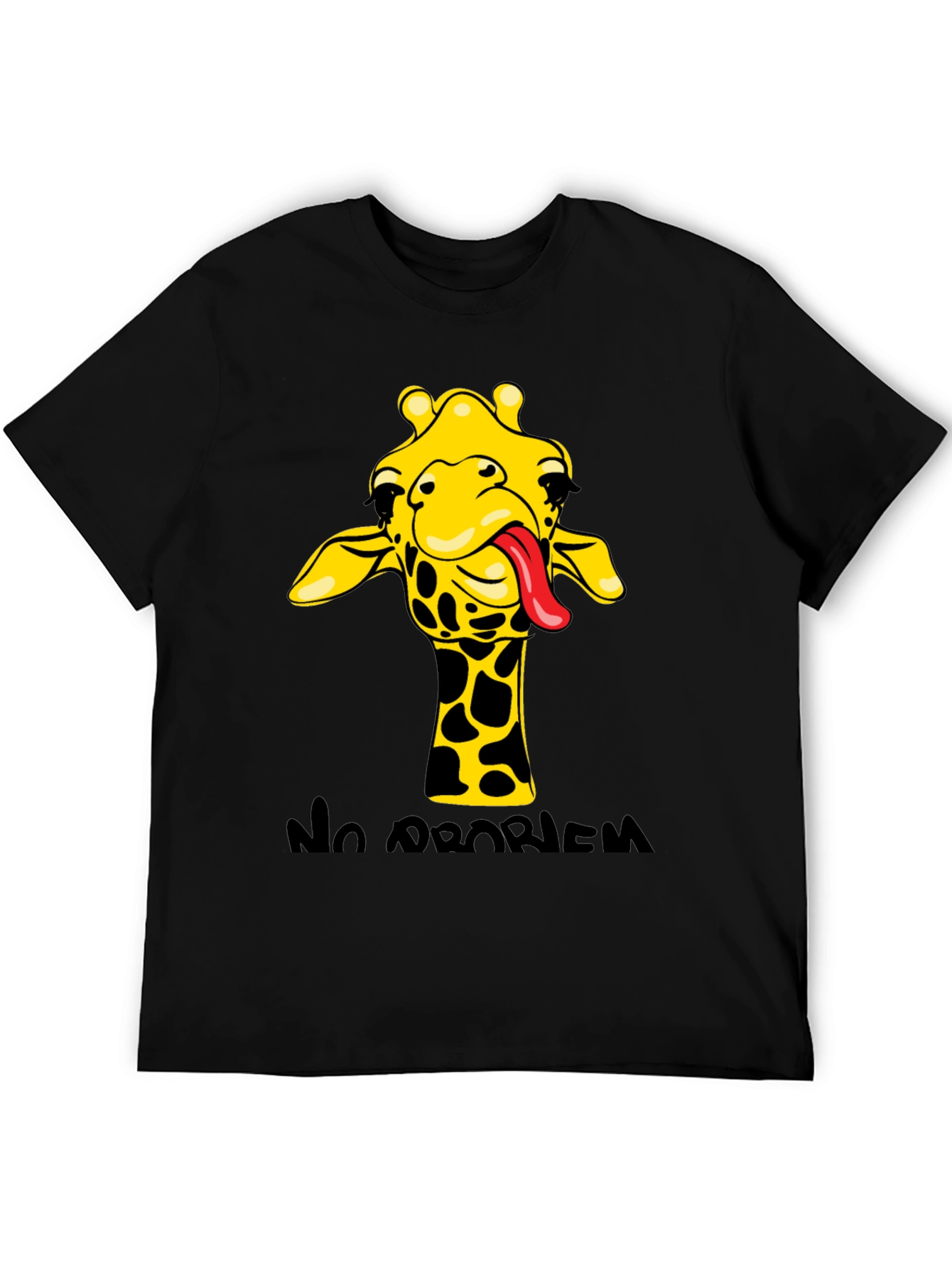 Funny Giraffe No Problem Graphic Tee