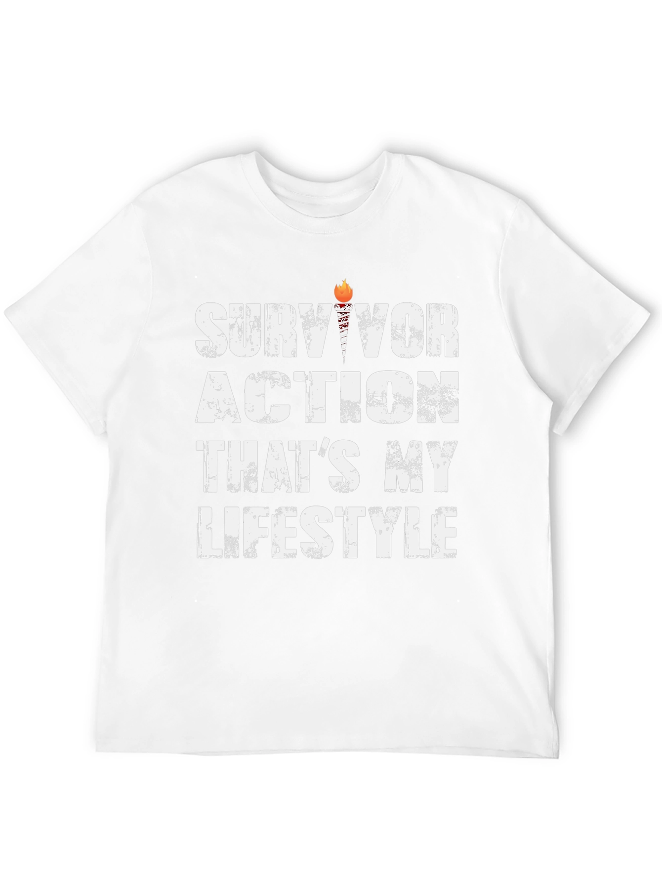 Survivor Action Lifestyle Graphic T-Shirt
