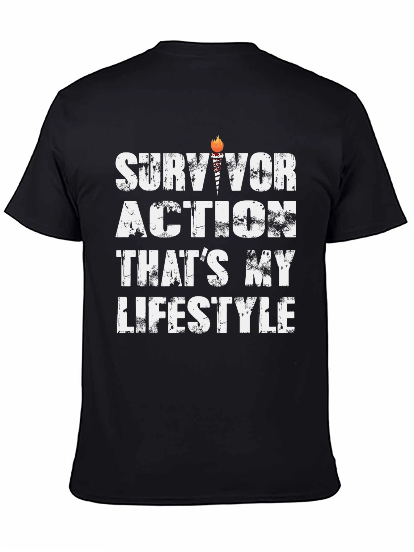 Survivor Action Lifestyle Graphic T-Shirt