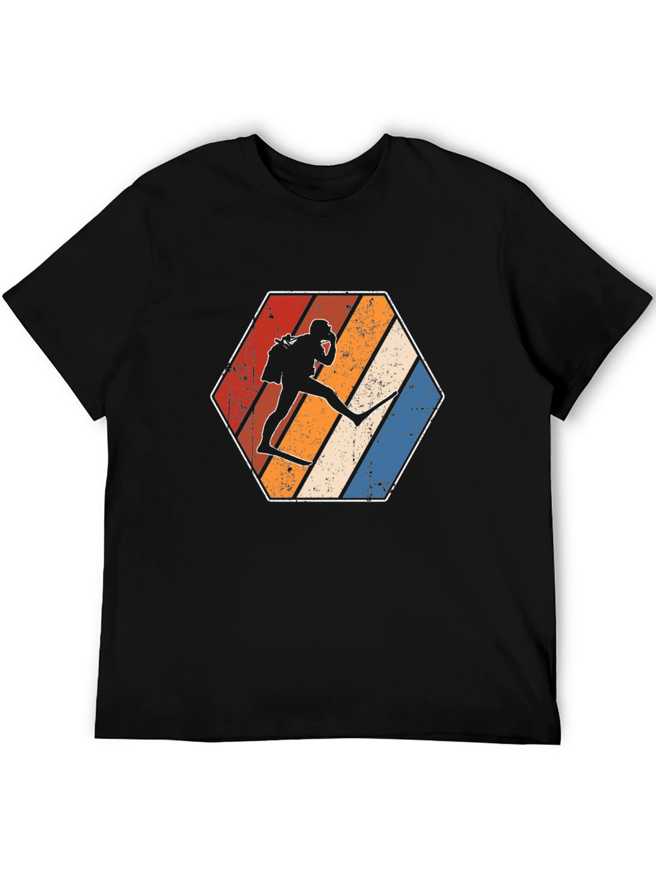 Retro Diver Silhouette Graphic Tee