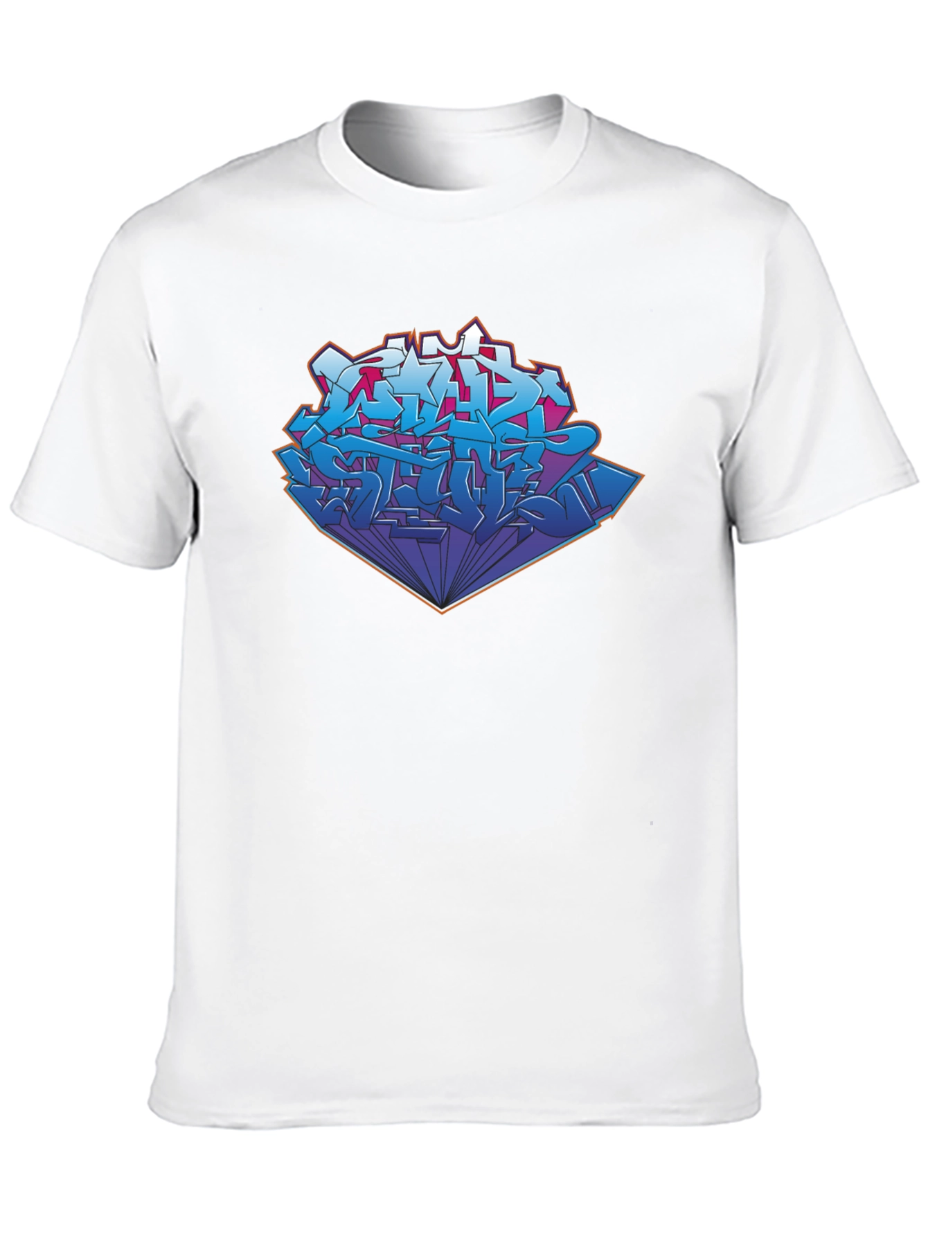 Graffiti Art Graphic Black T-Shirt