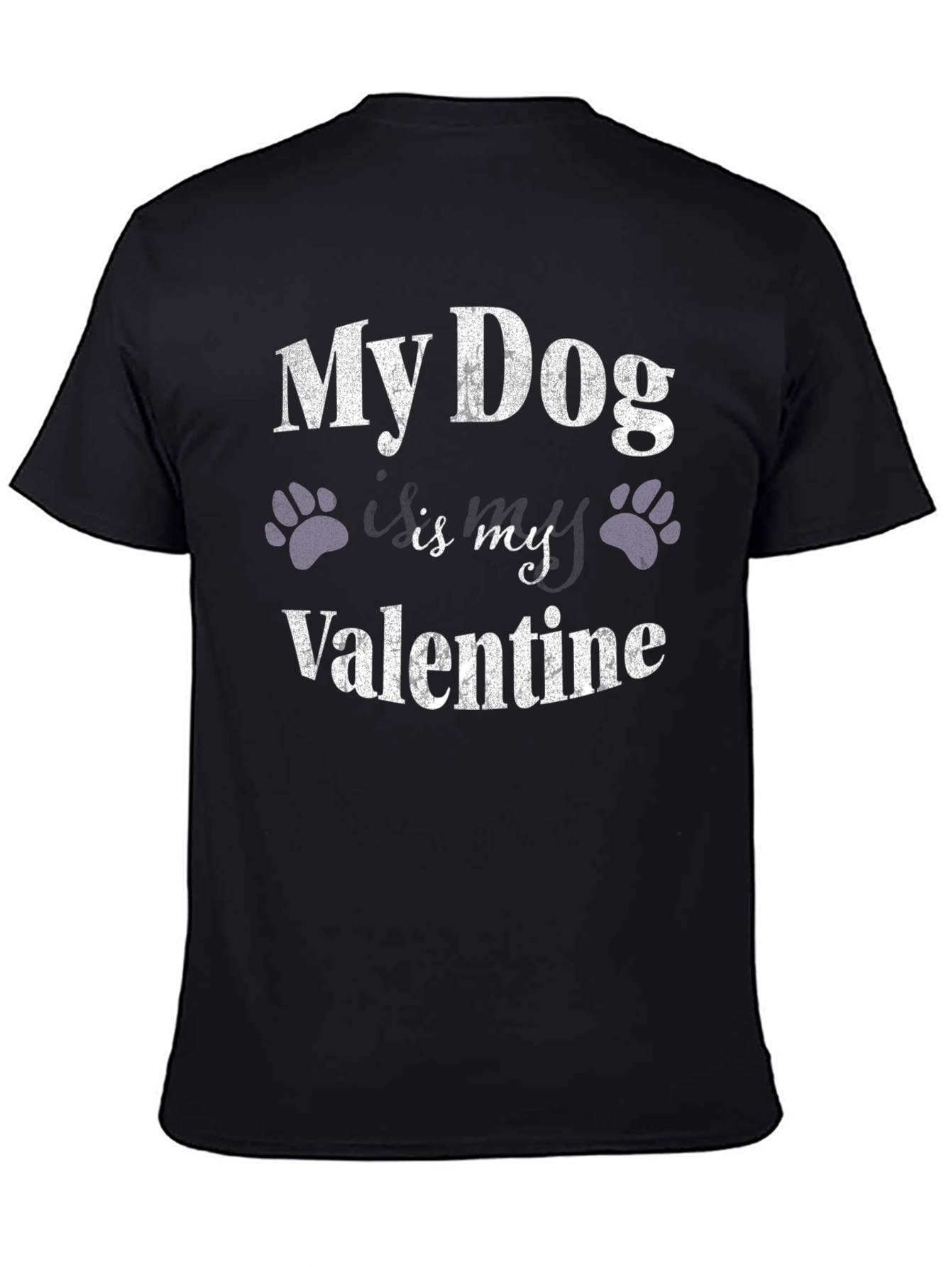 My Dog Is My Valentine T-Shirt – Cute Dog Lover Valentine Tee
