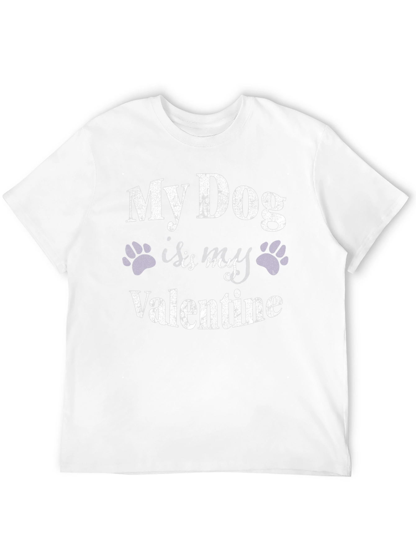 My Dog Is My Valentine T-Shirt – Cute Dog Lover Valentine Tee