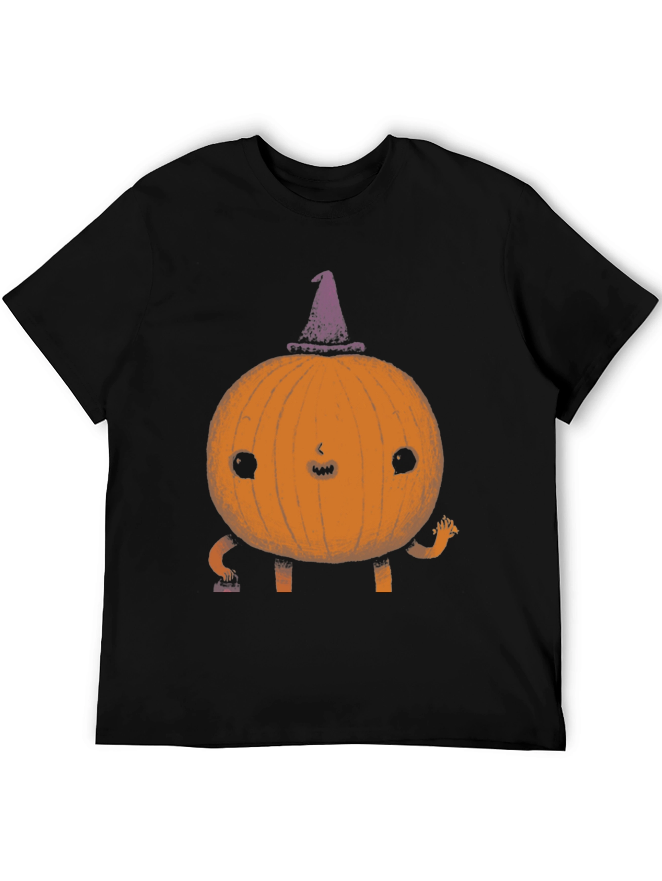 Whimsical Pumpkin Witch T-Shirt