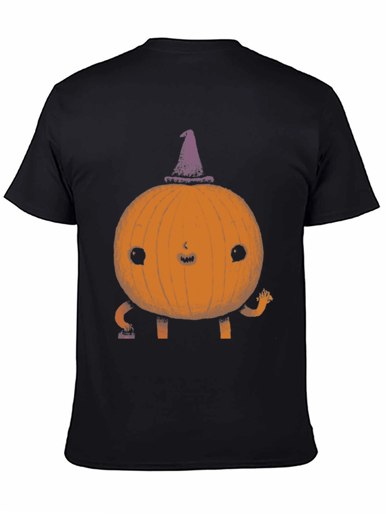 Whimsical Pumpkin Witch T-Shirt
