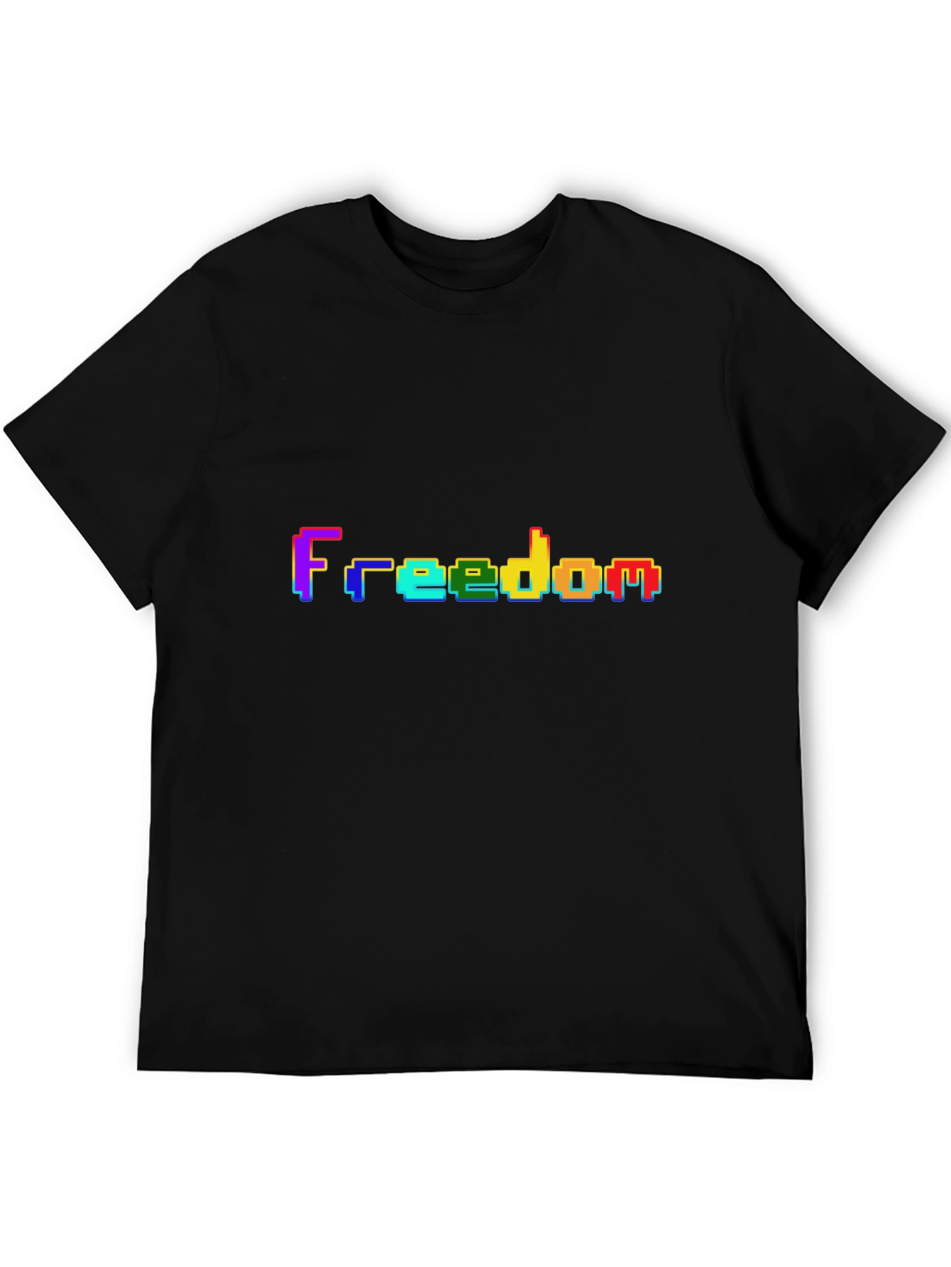 Retro Freedom Pixel T-Shirt - Bold & Unique Design
