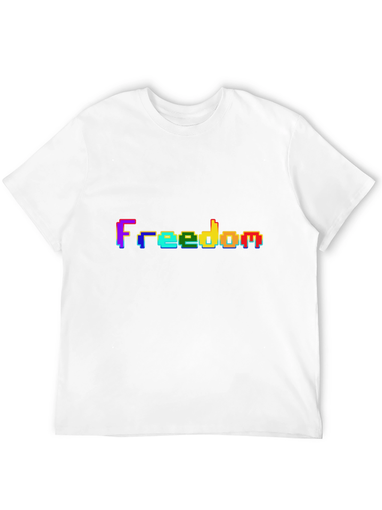 Retro Freedom Pixel T-Shirt - Bold & Unique Design