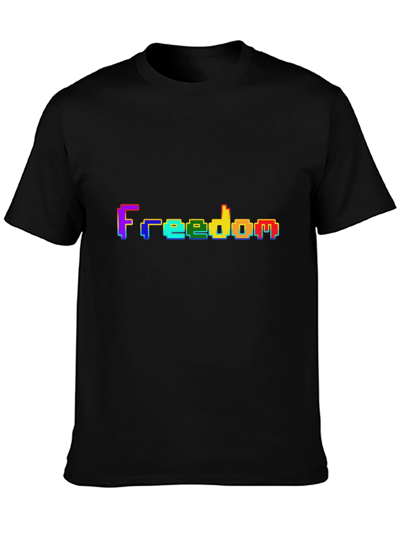Retro Freedom Pixel T-Shirt - Bold & Unique Design
