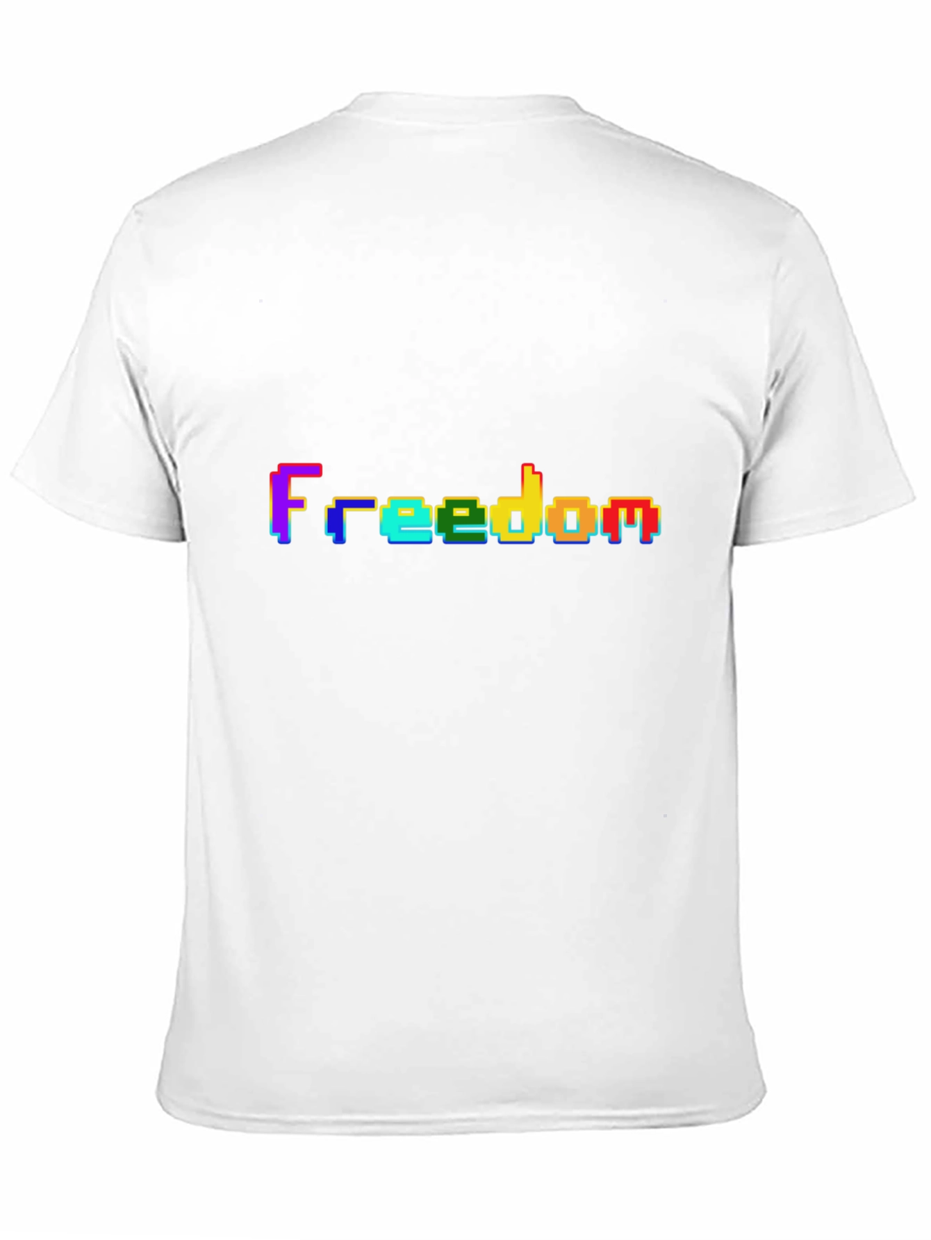 Retro Freedom Pixel T-Shirt - Bold & Unique Design