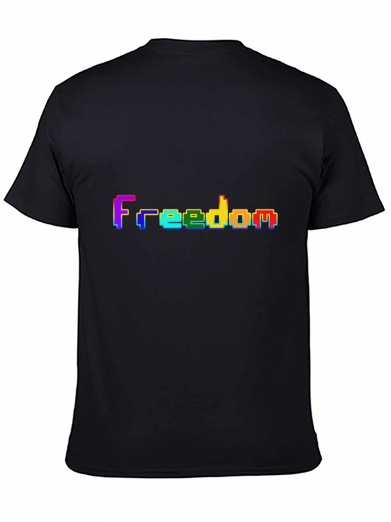 Retro Freedom Pixel T-Shirt - Bold & Unique Design