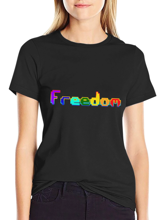Retro Freedom Pixel T-Shirt - Bold & Unique Design