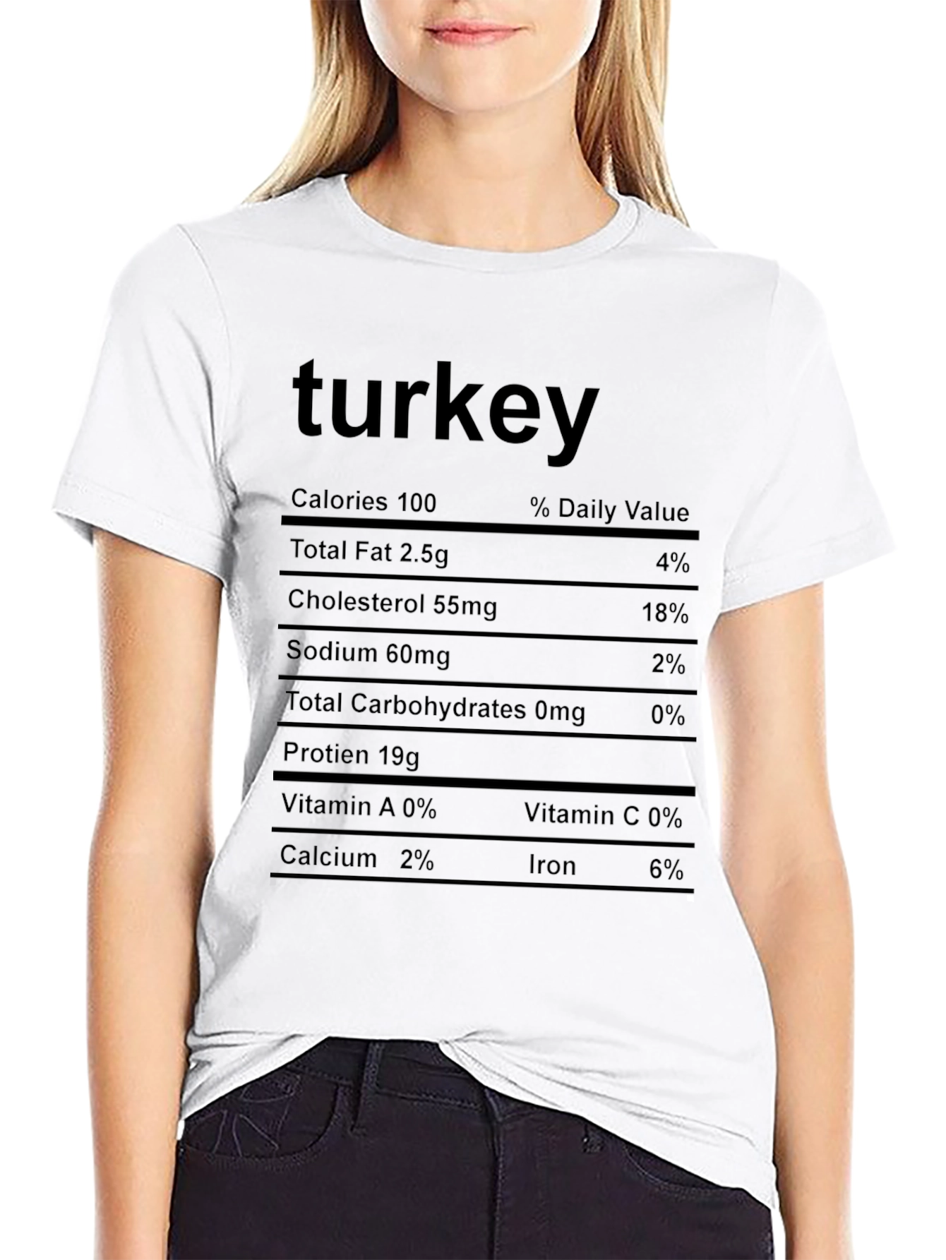 Turkey Nutrition Facts T-Shirt