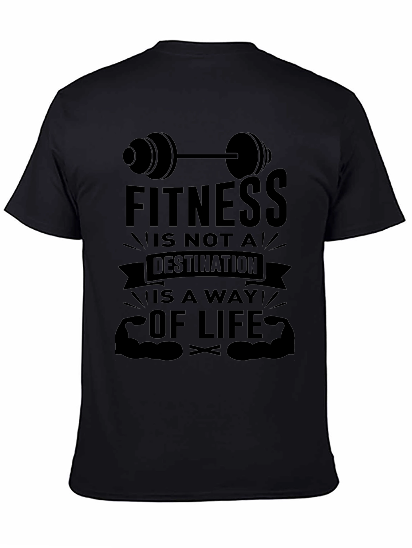 Fitness is a Way of Life Graphic T-Shirt
