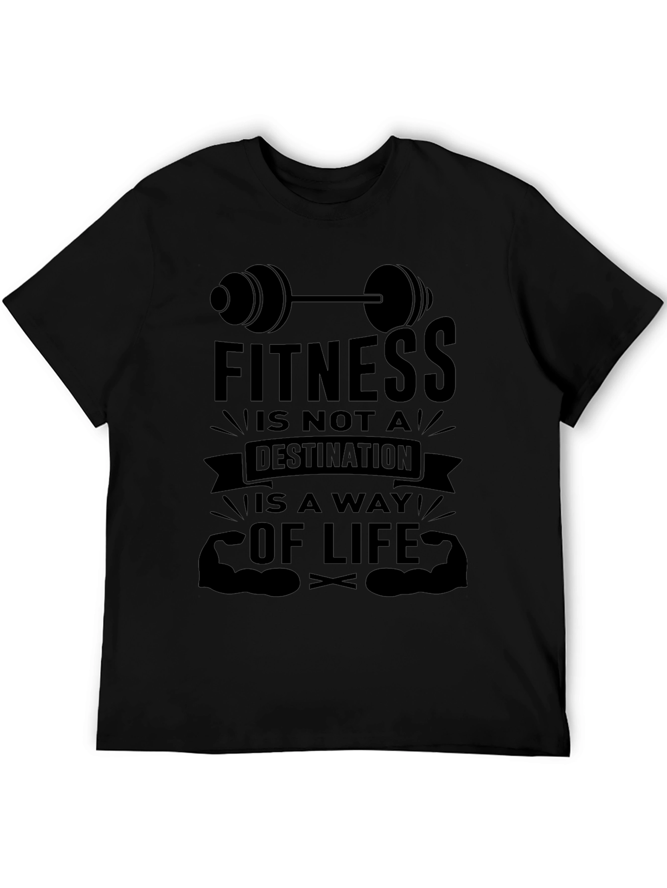 Fitness is a Way of Life Graphic T-Shirt