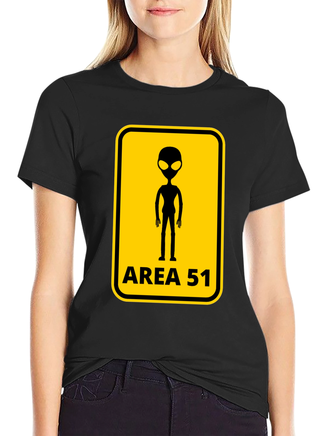 Area 51 Alien Graphic T-Shirt