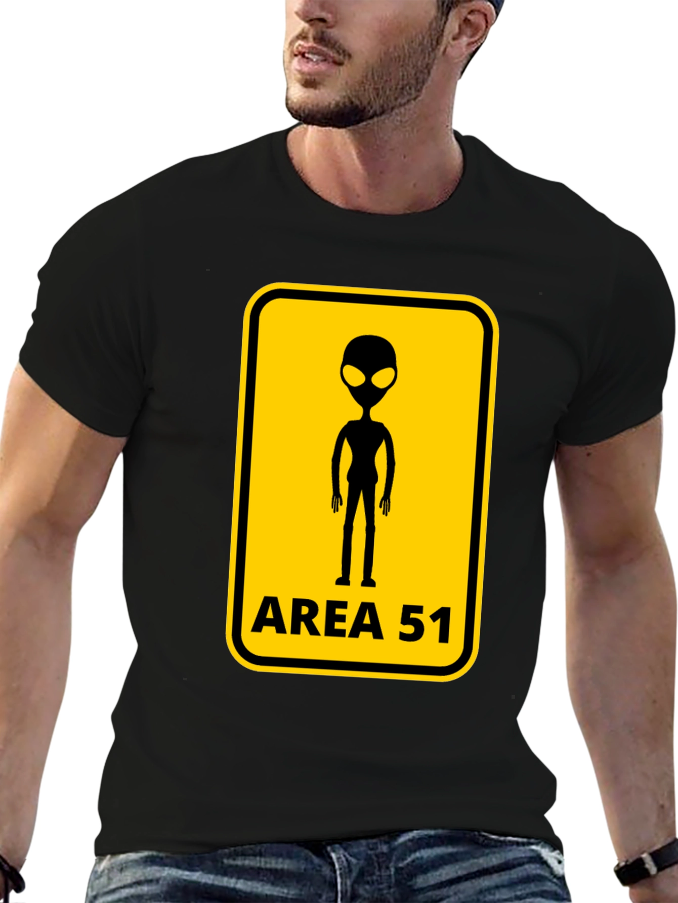 Area 51 Alien Graphic T-Shirt