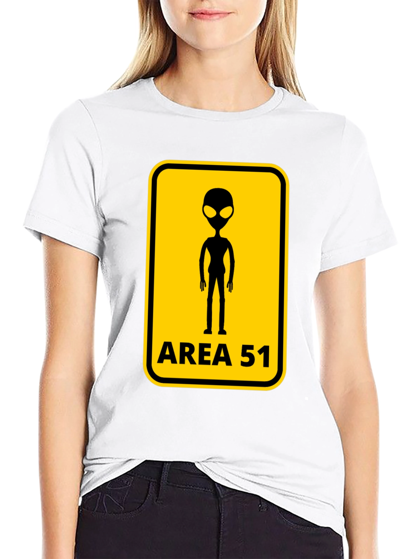 Area 51 Alien Graphic T-Shirt