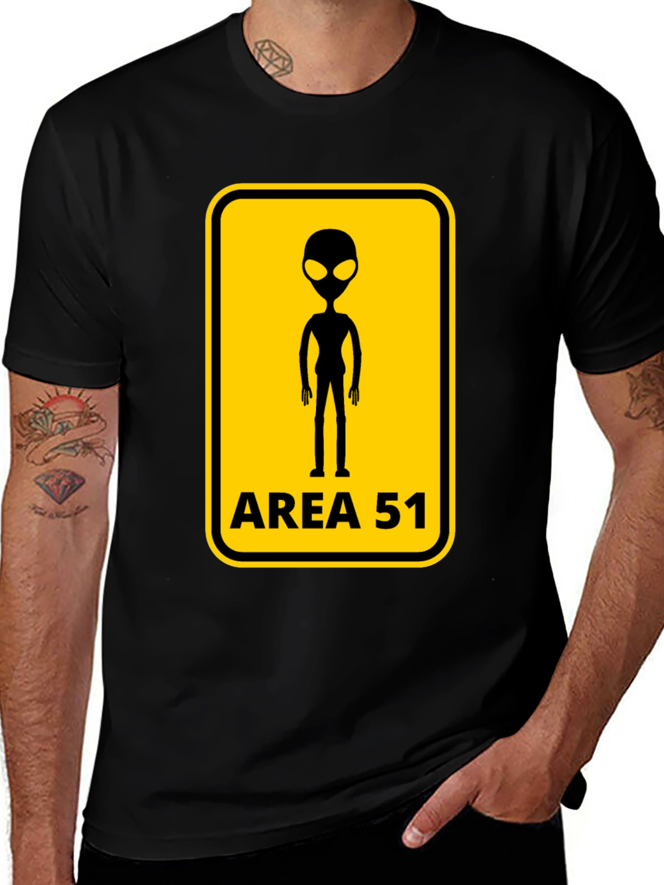 Area 51 Alien Graphic T-Shirt