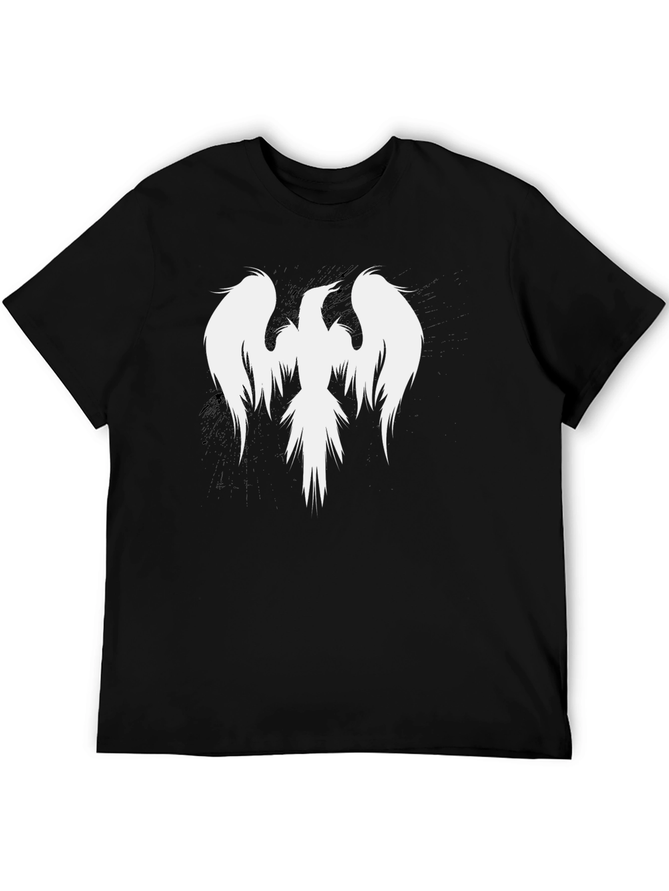 Phoenix Graphic Black T-Shirt - Cool Bird Design