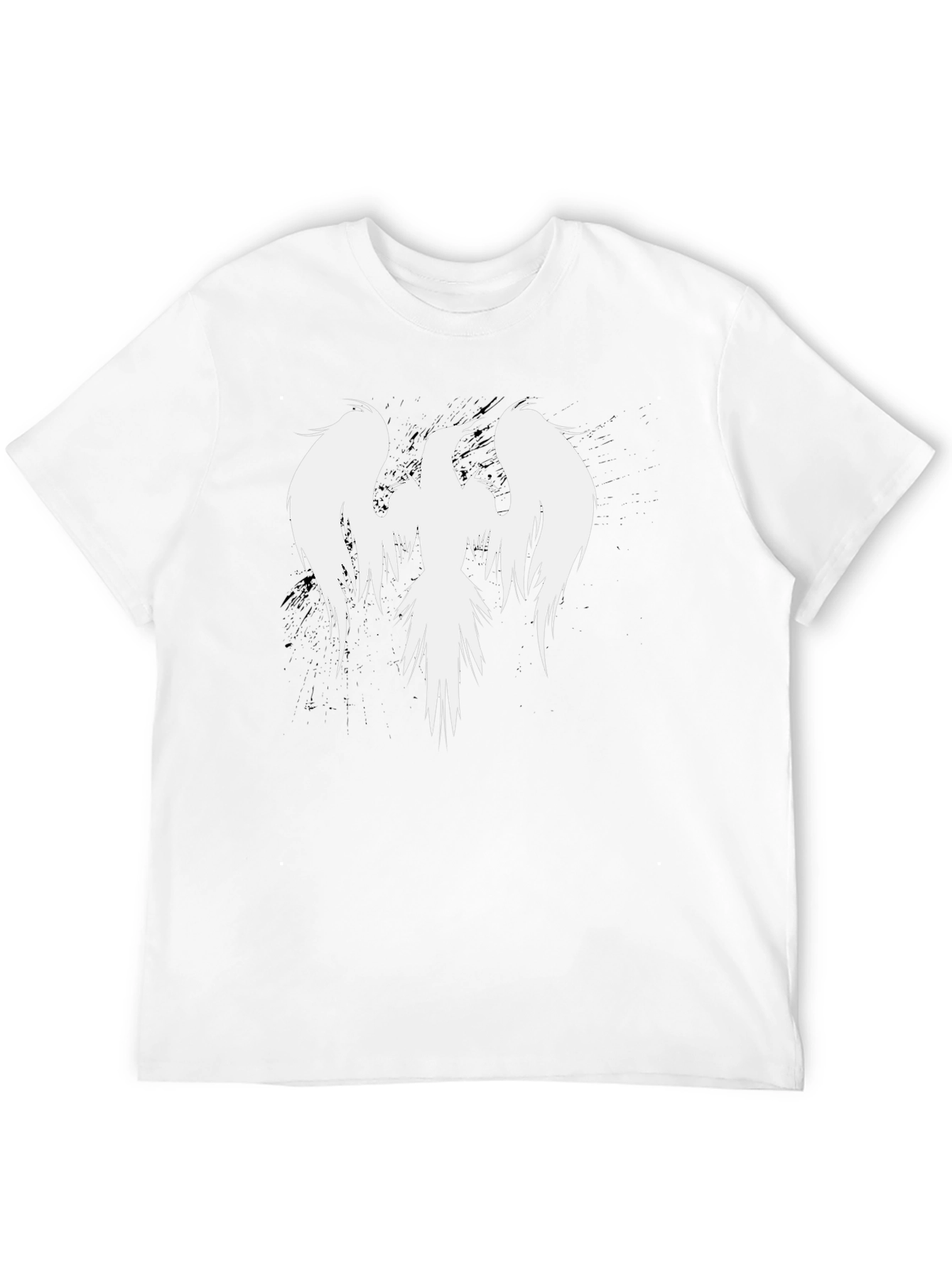 Phoenix Graphic Black T-Shirt - Cool Bird Design