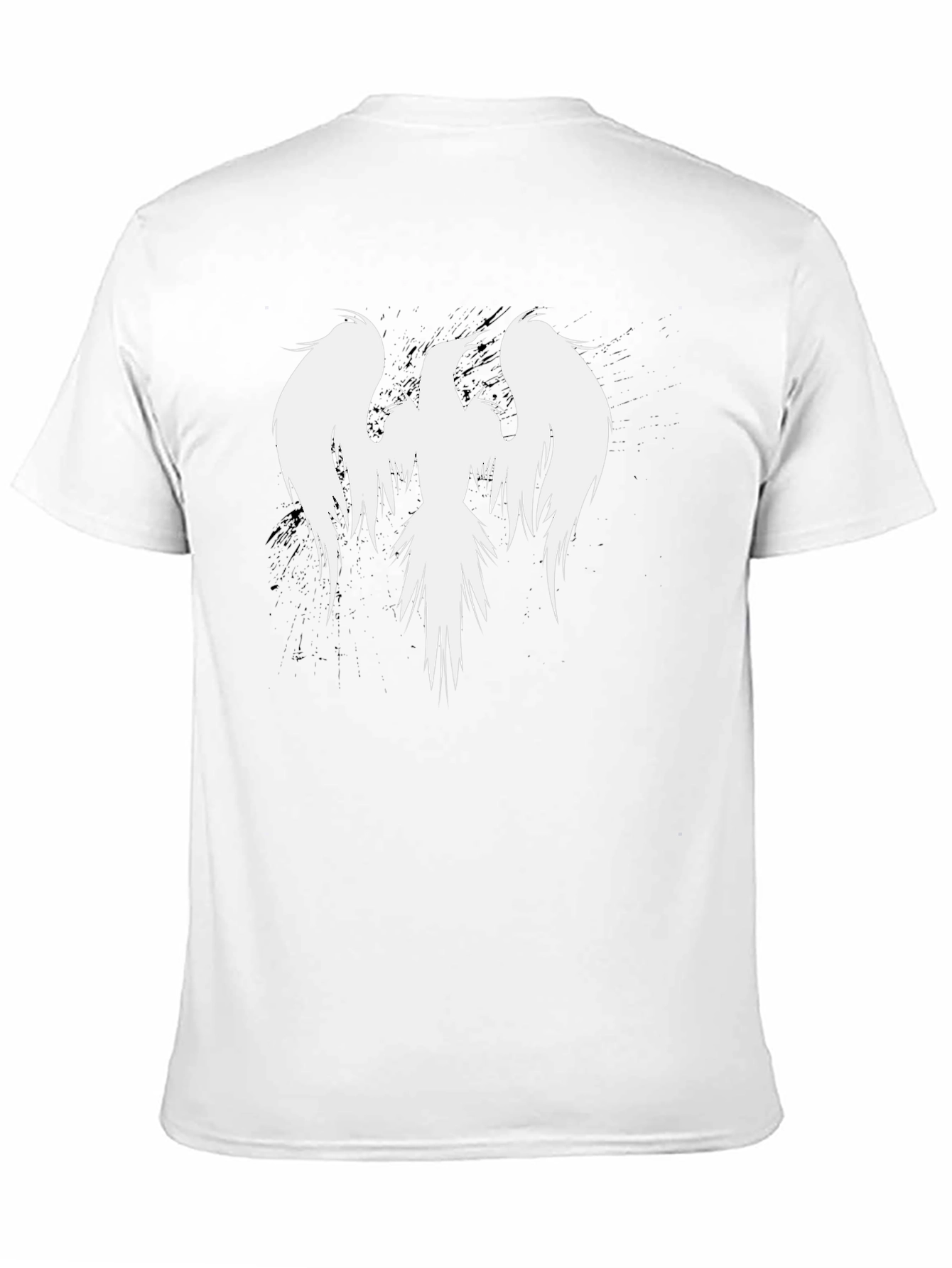 Phoenix Graphic Black T-Shirt - Cool Bird Design