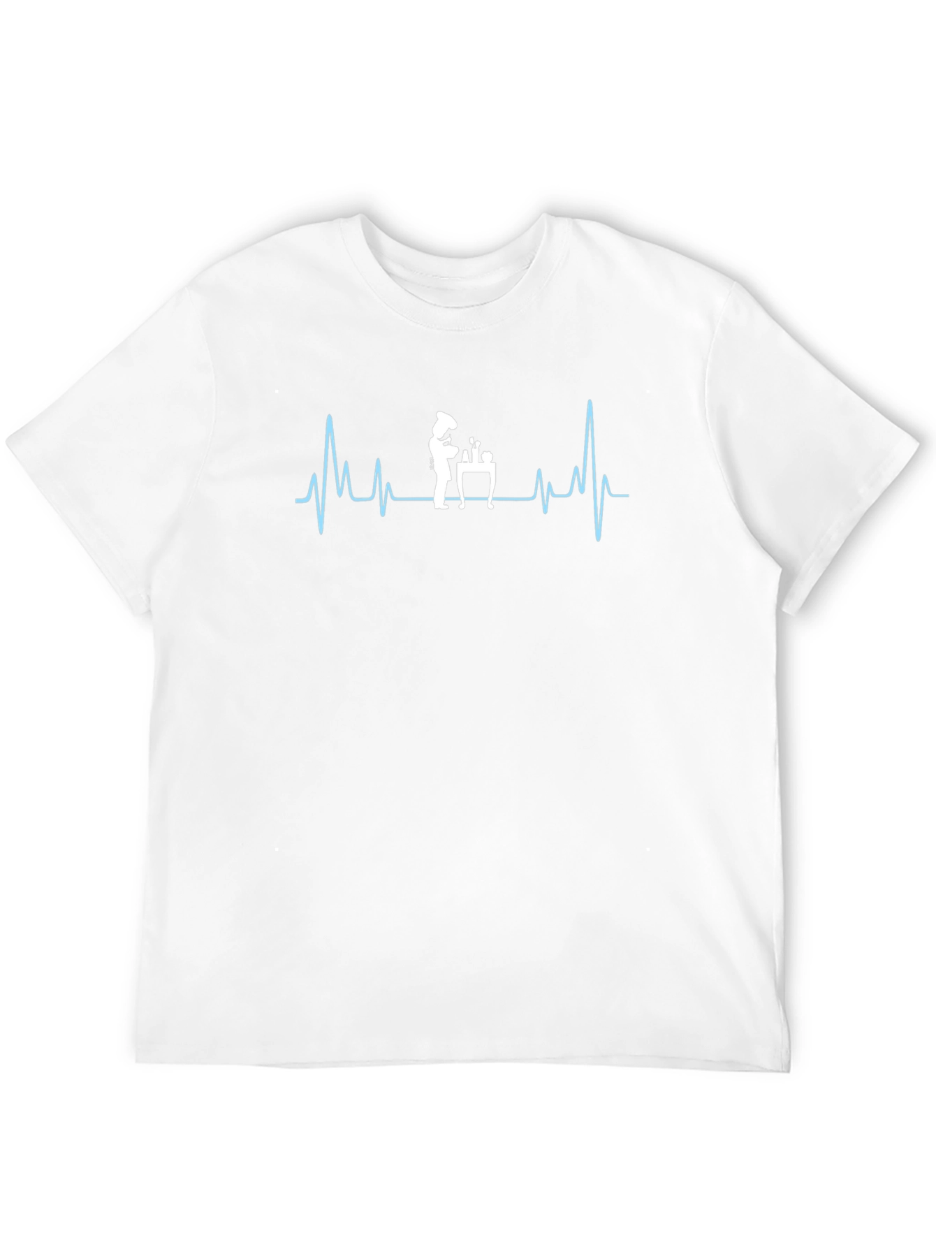 Chef Heartbeat T-Shirt - Cook Baker Culinary Passion!