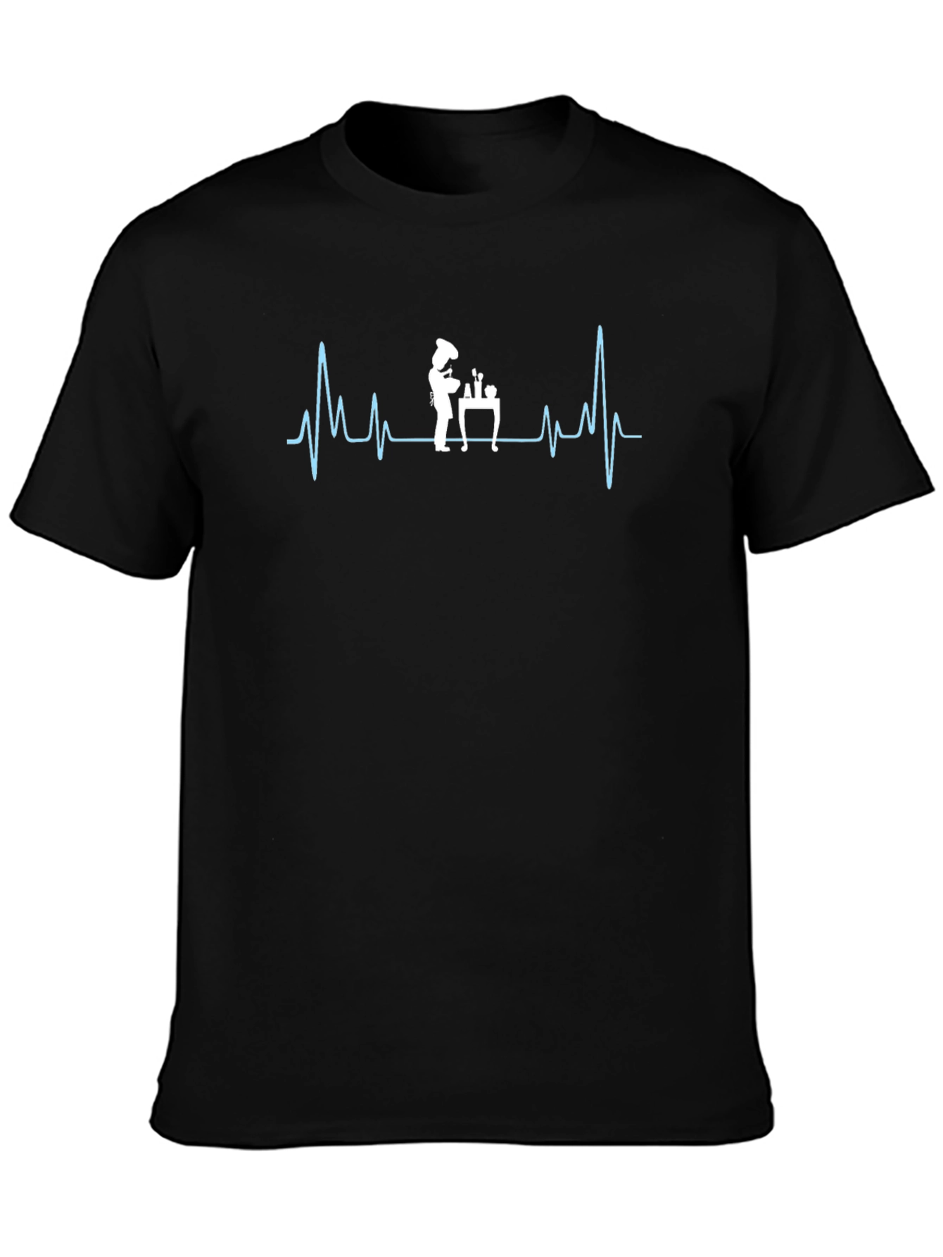 Chef Heartbeat T-Shirt - Cook Baker Culinary Passion!