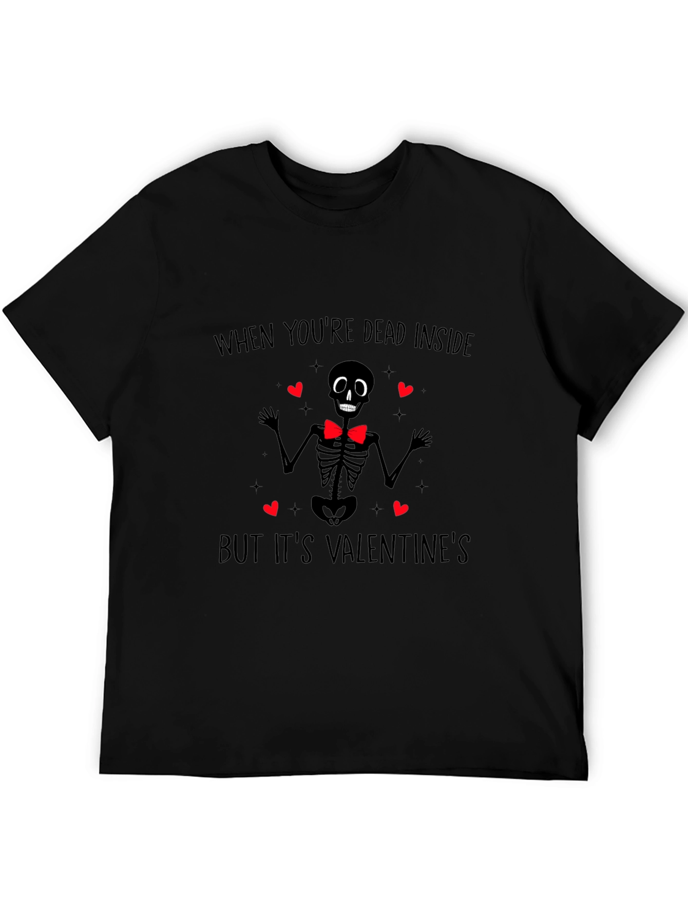 Dead Inside Valentines Day T-Shirt