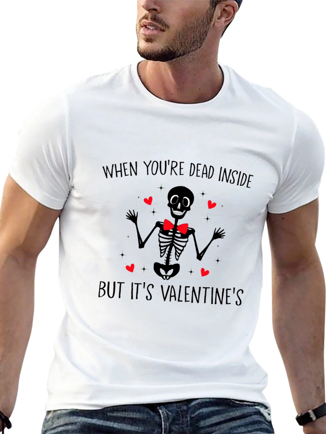 Dead Inside Valentines Day T-Shirt