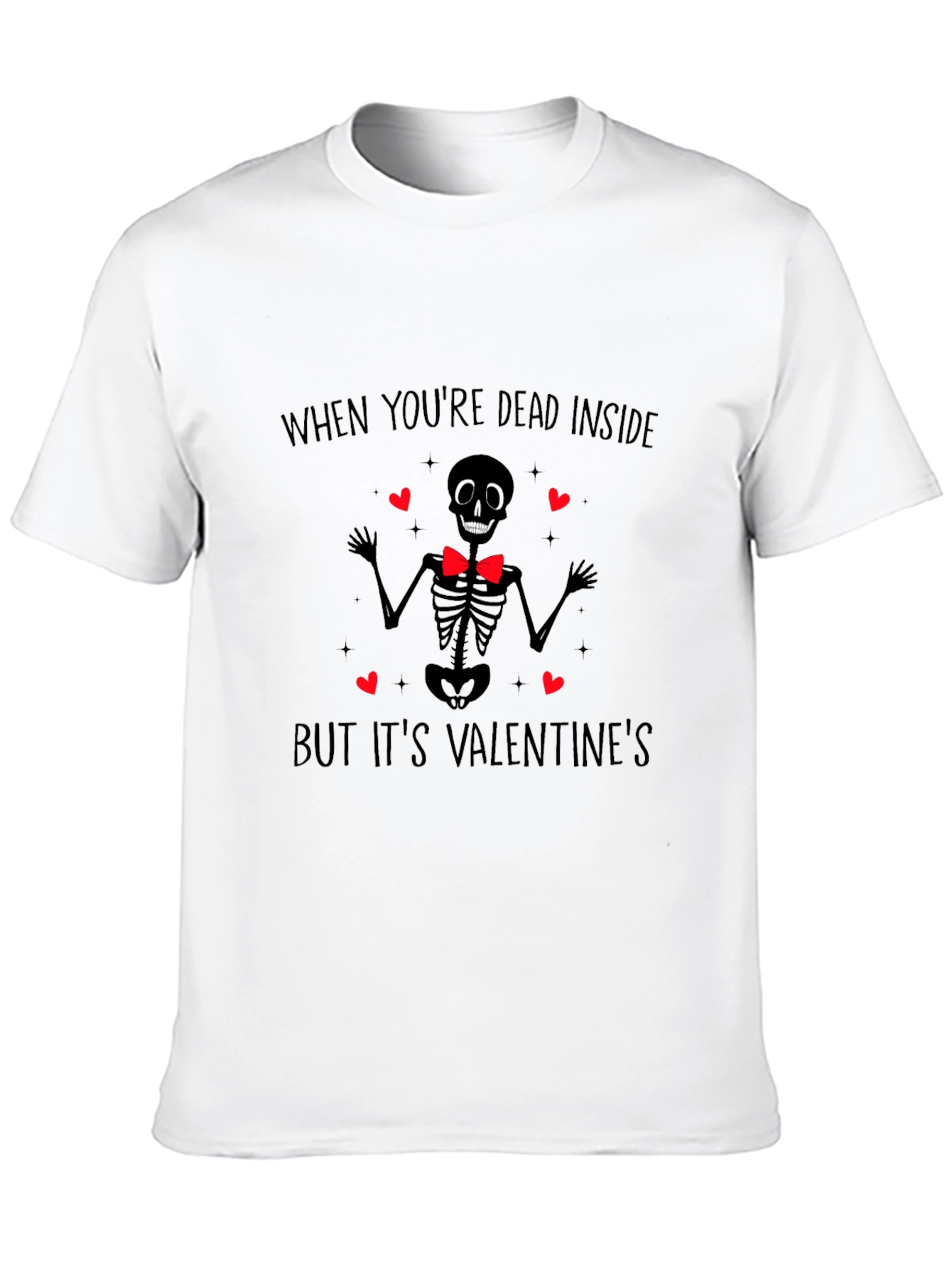 Dead Inside Valentines Day T-Shirt